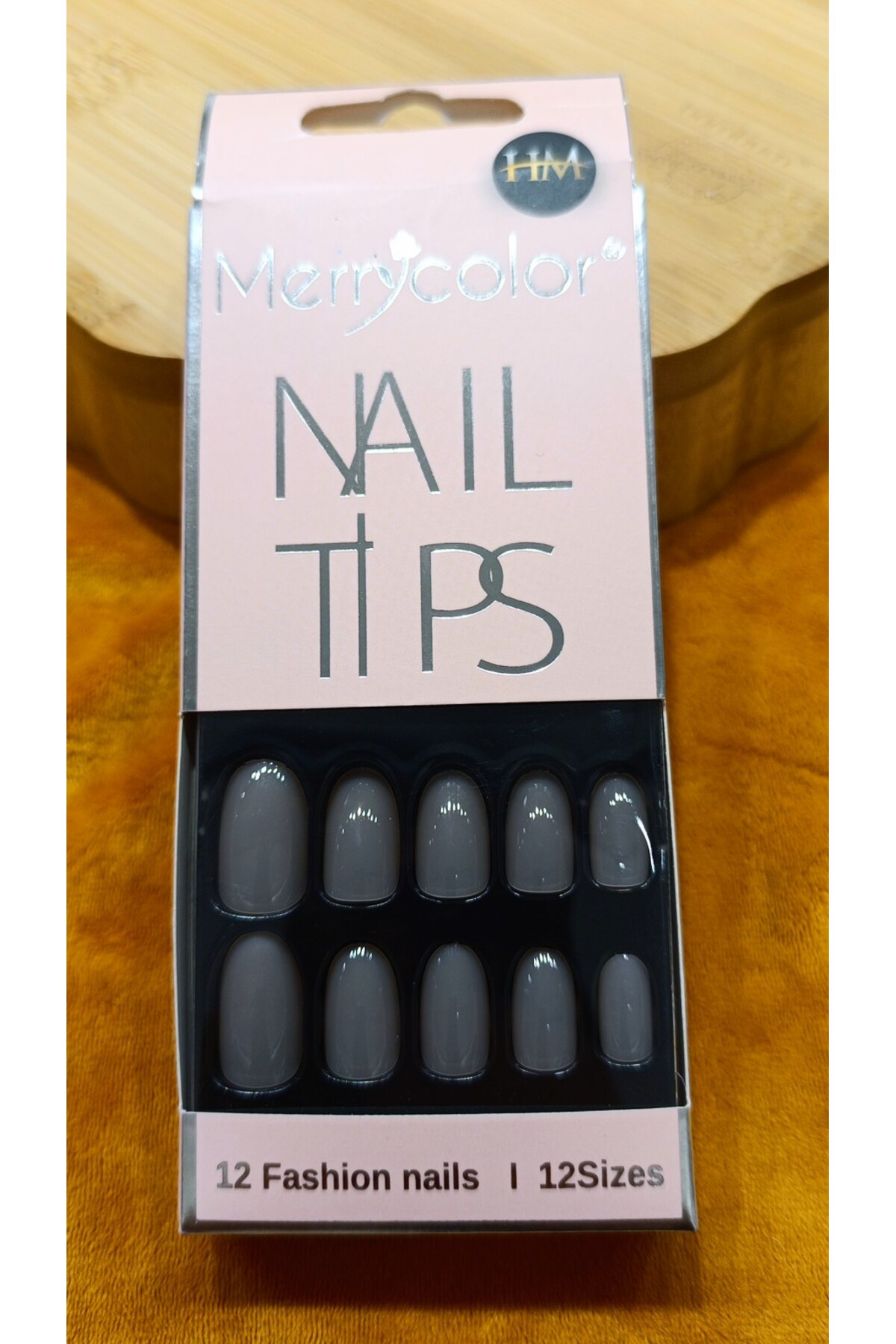 Monalisa Home Lüks Açık Kahve Takma Tırnak