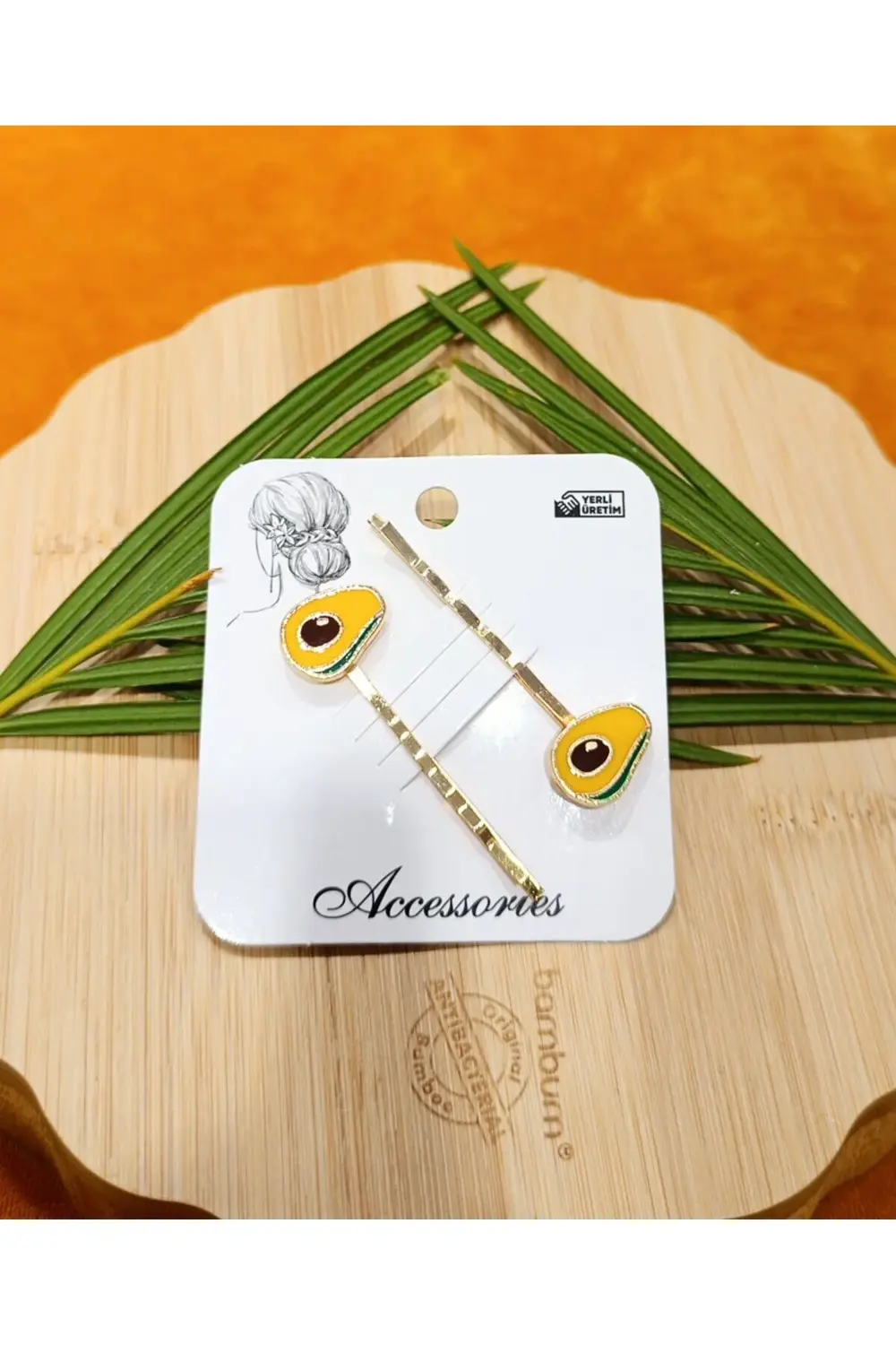 Lüks Avakado Figürlü Tel Toka