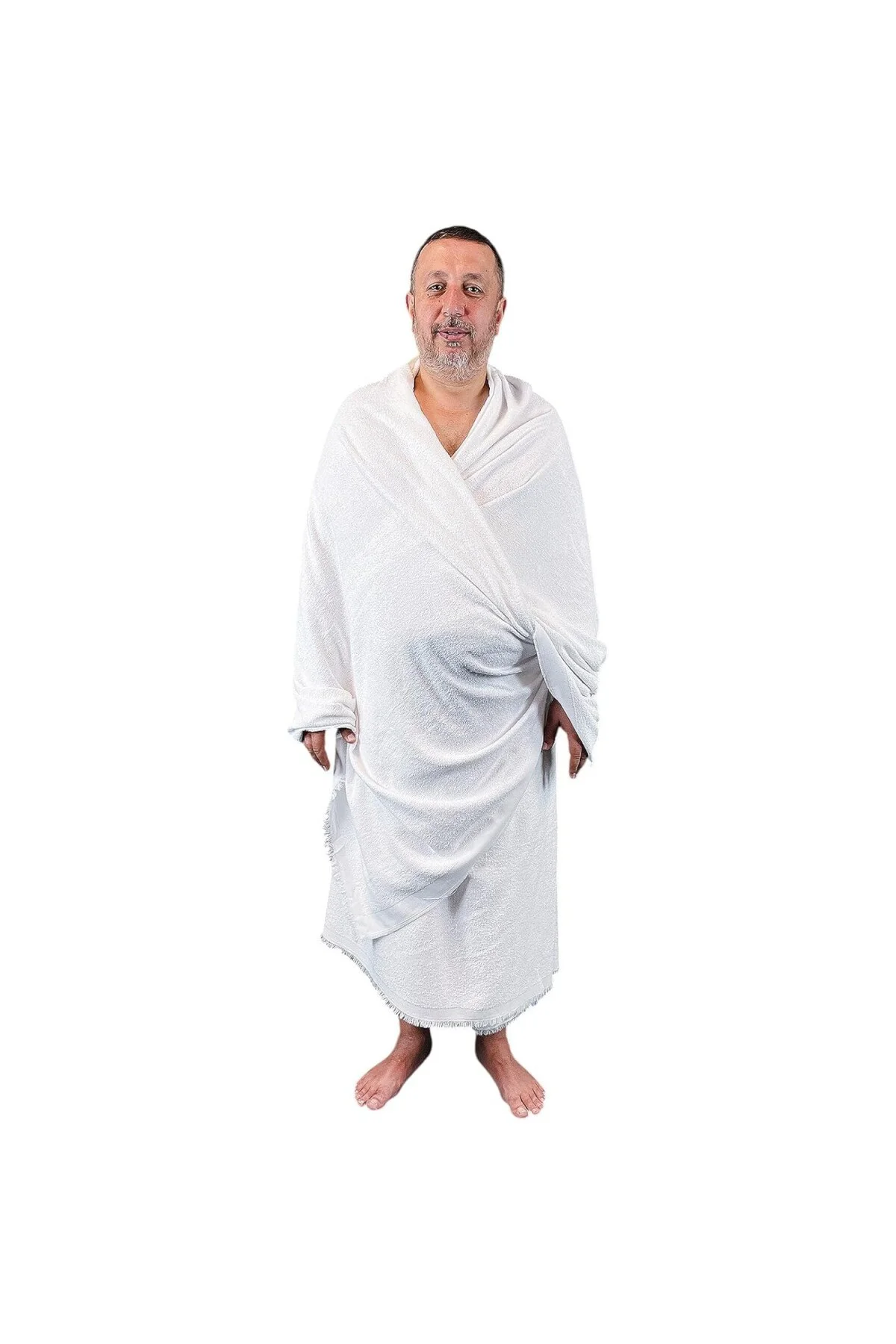 Lüks Bambu Hac Umre İçin Erkek İhram, Yumuşak, Dikişsiz, 1250gr. 