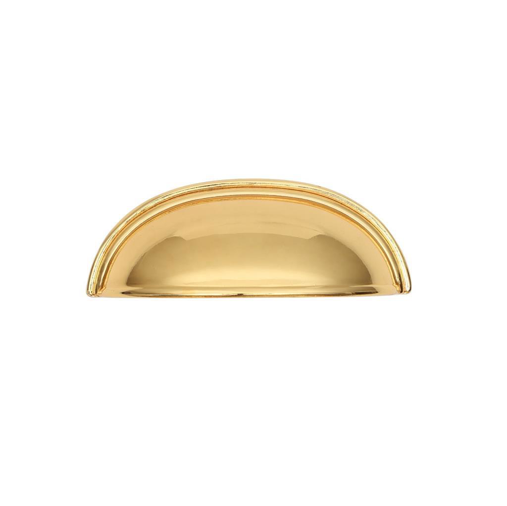 Lüks Çanak Kulp Altın 64mm (2 Adet)