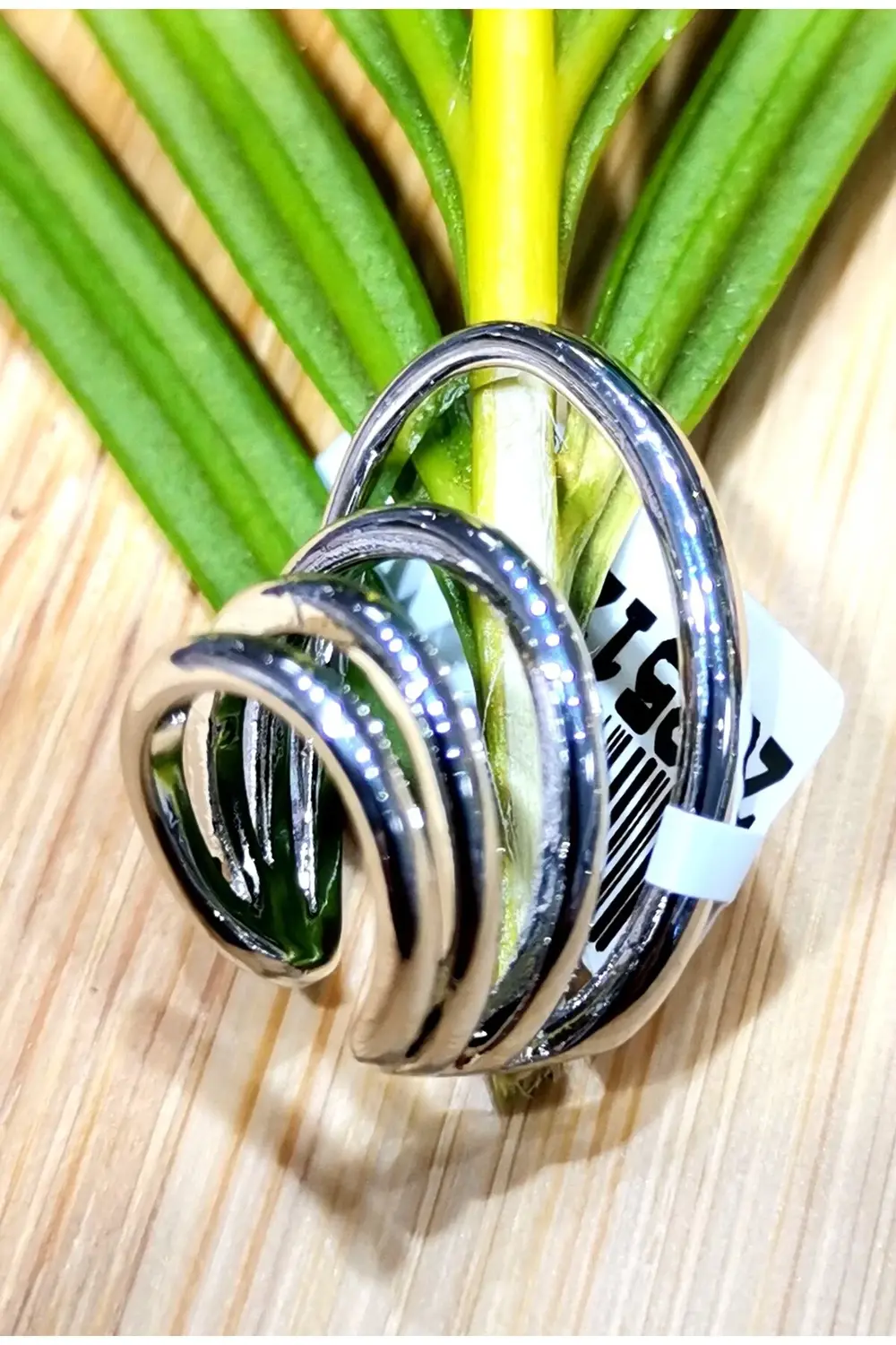 Lüks Çelik Gümüş Renk Kıkırdak Küpe