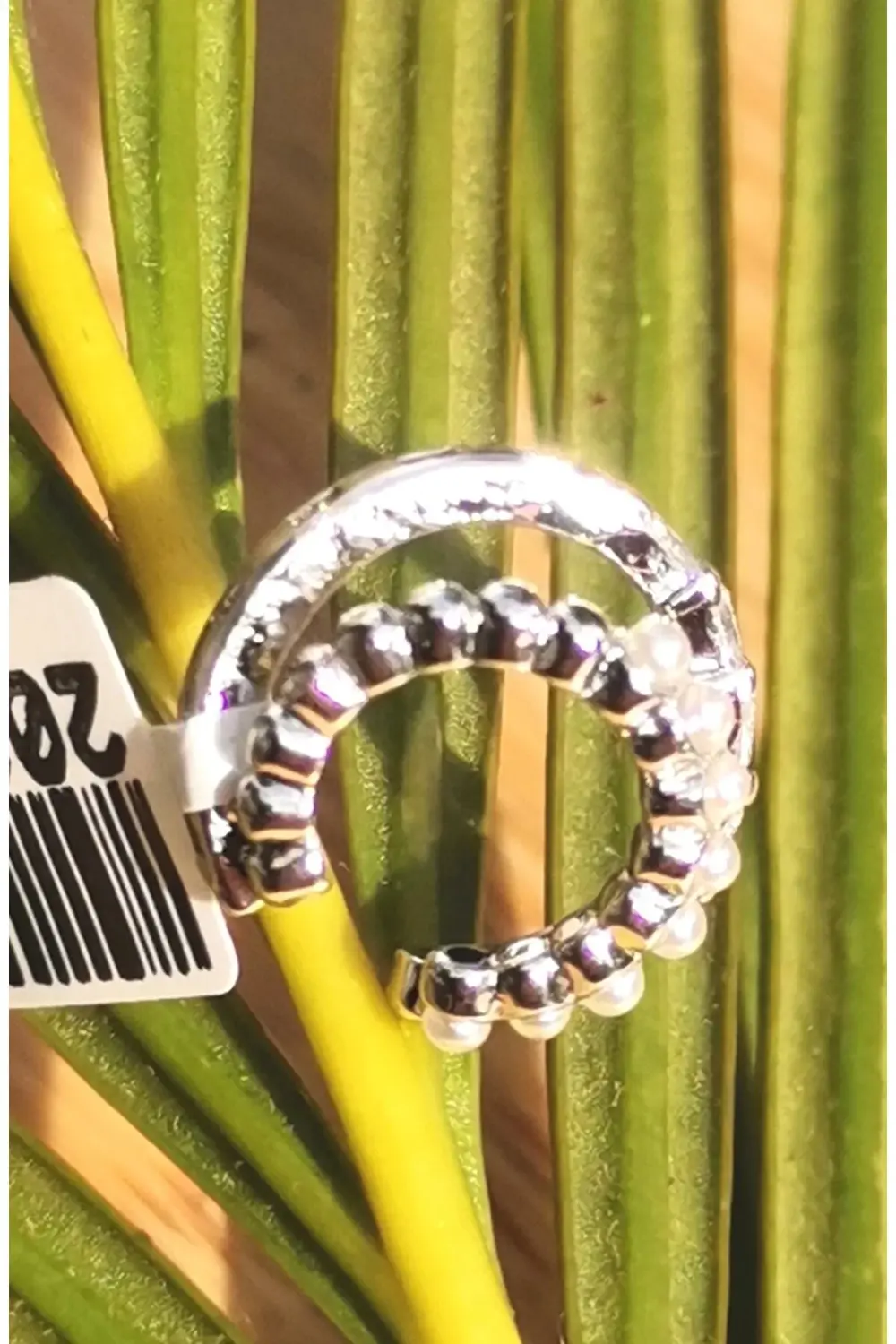 Lüks Çelik Gümüş Renk Kıkırdak Küpe