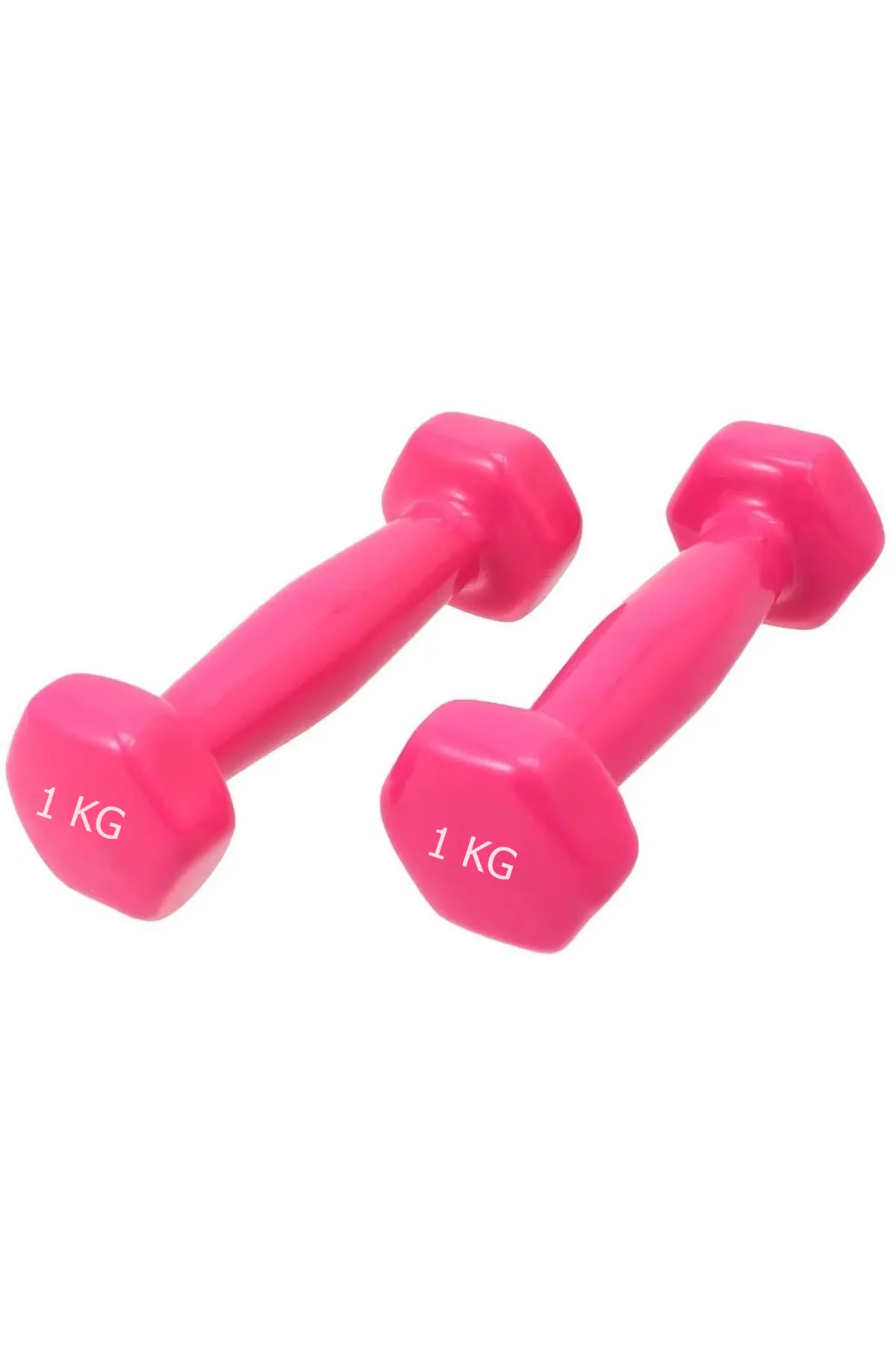 Luks Demir Dambıl 1 Kg X 2 Adet Dökme Demir Dumbell Seti Vinyl 2l