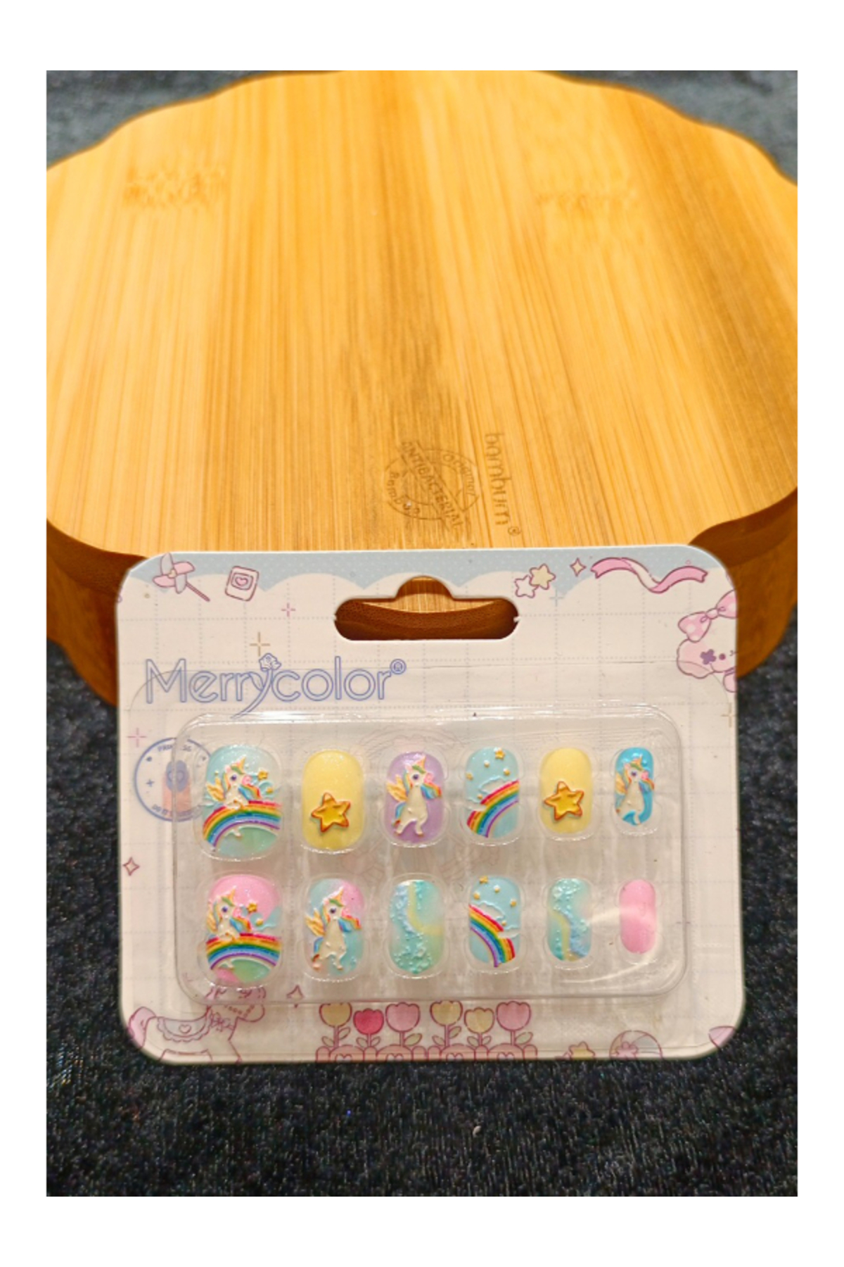 Monalisa Home Lüks Figürlü Çocuk Takma Tırnak