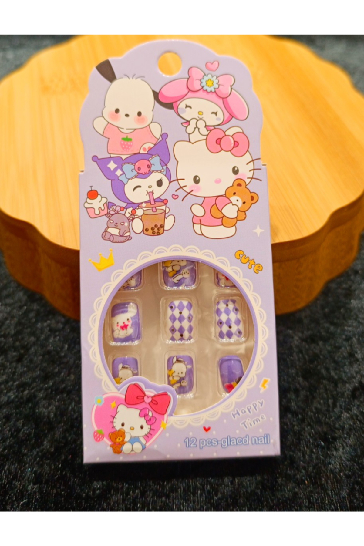 Monalisa Home Lüks Figürlü Çocuk Takma Tırnak