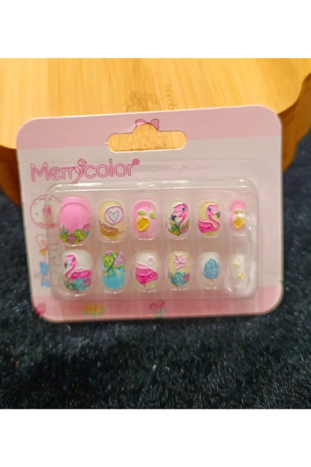 Lüks Figürlü Çocuk Takma Tırnak