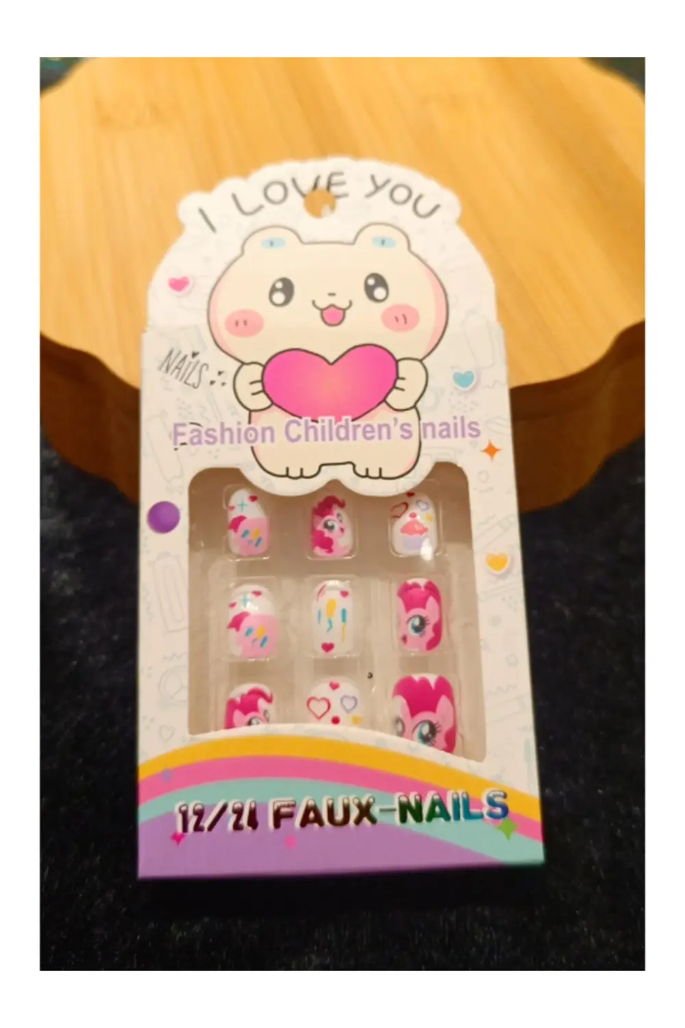 Lüks Figürlü Çocuk Takma Tırnak