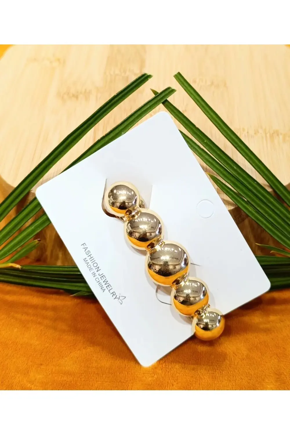 Lüks Figürlü Gold Klips Toka