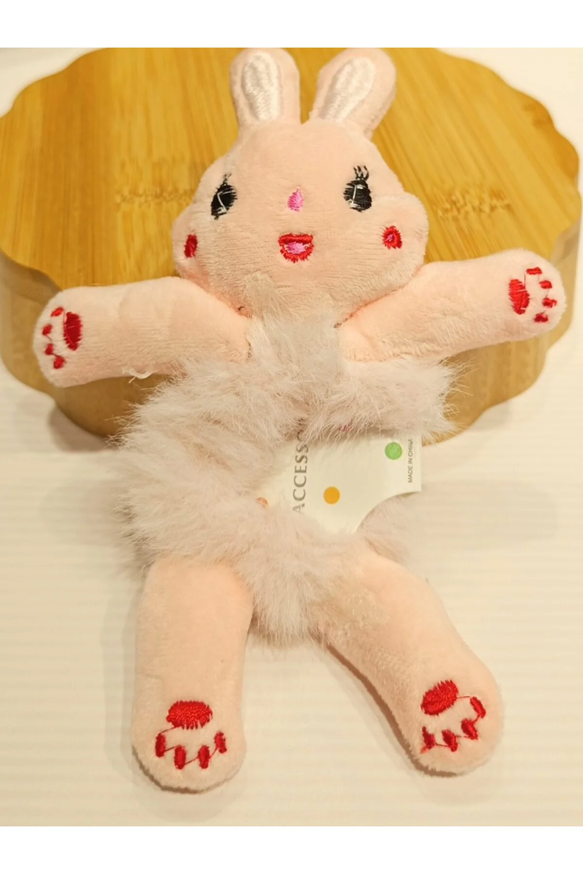 Lüks Figürlü Gösterişli Peluş Lastik Toka