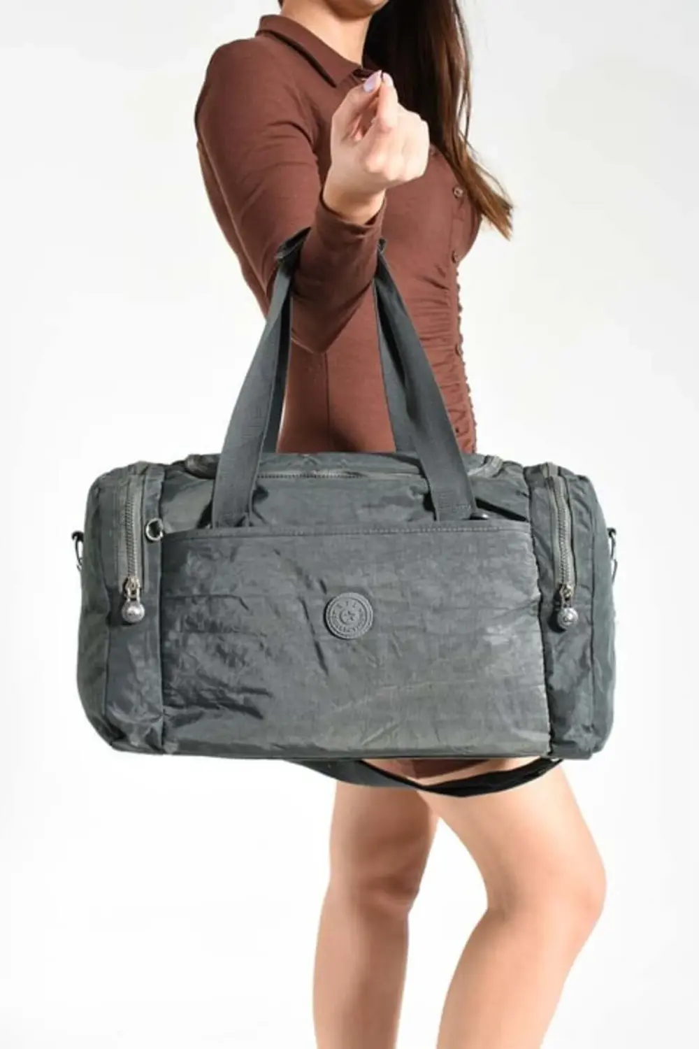 Lüks Figürlü Gösterişli Bol Bölmeli Seyahat Çanta