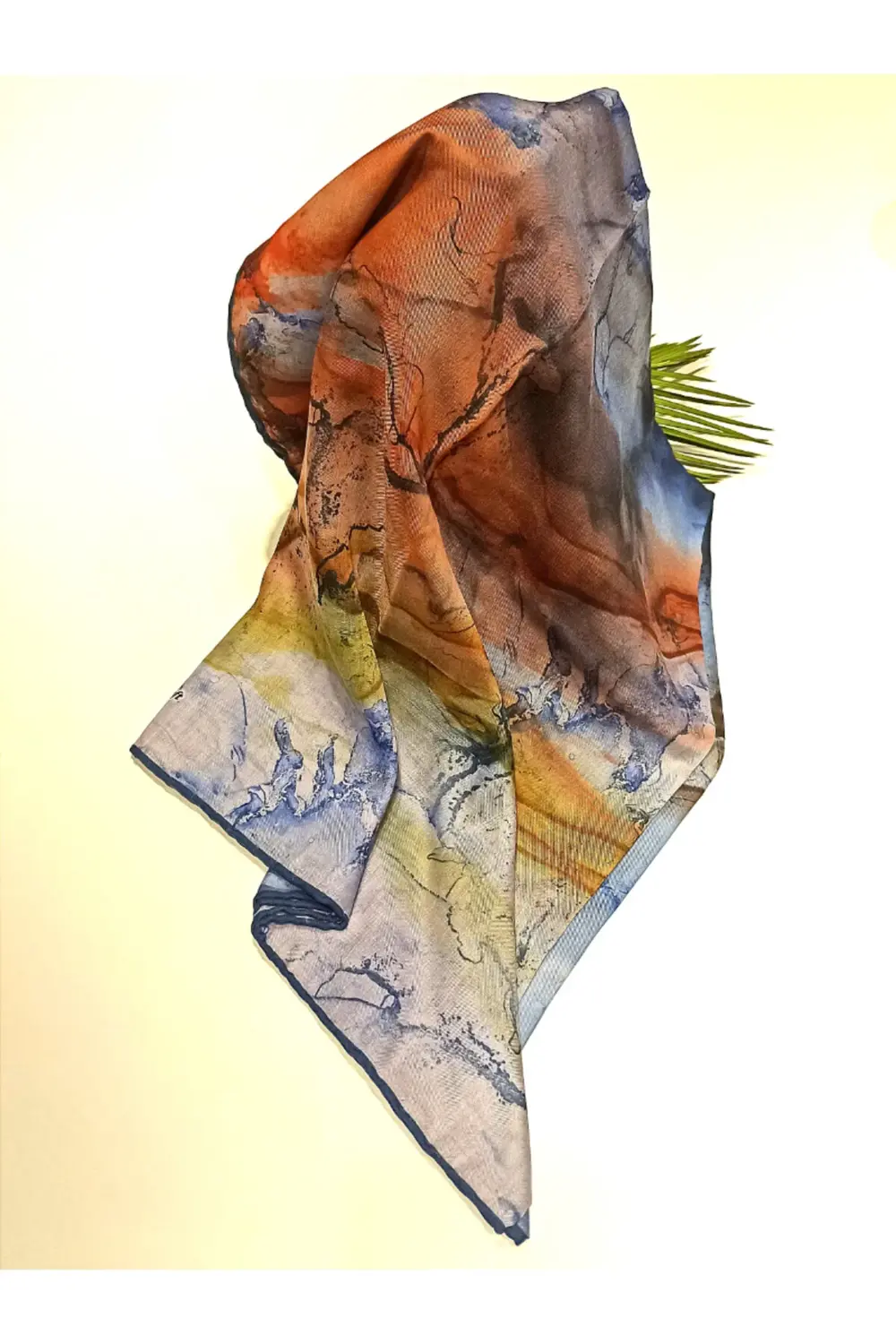 Lüks Figürlü Gösterişli Dökümlü Eşarp