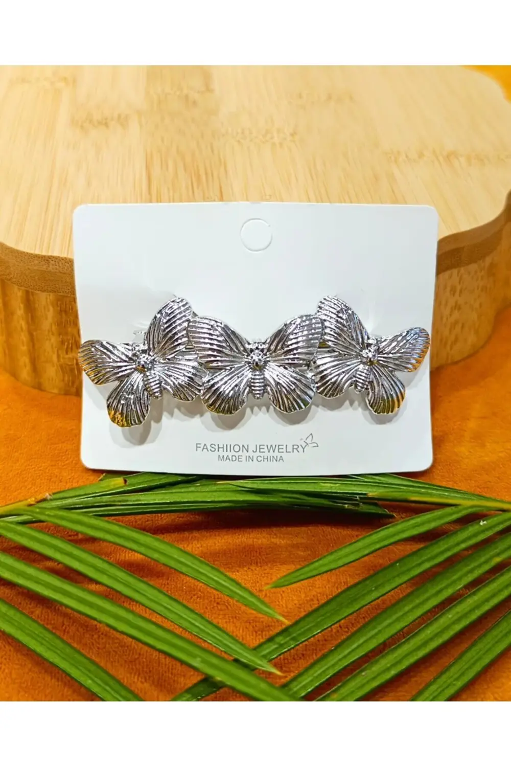 Lüks Figürlü Gümüş Klips Toka