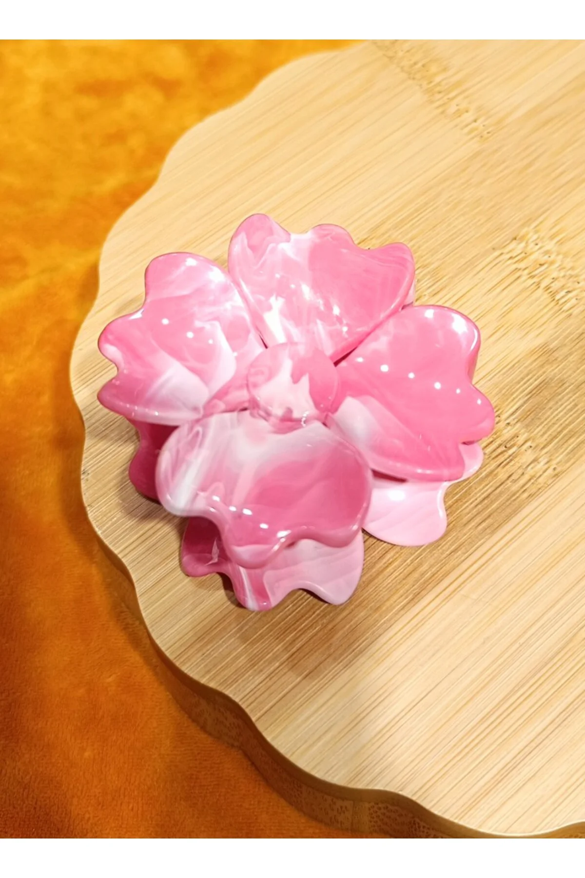 Lüks Figürlü Pembe Kıstırma Toka