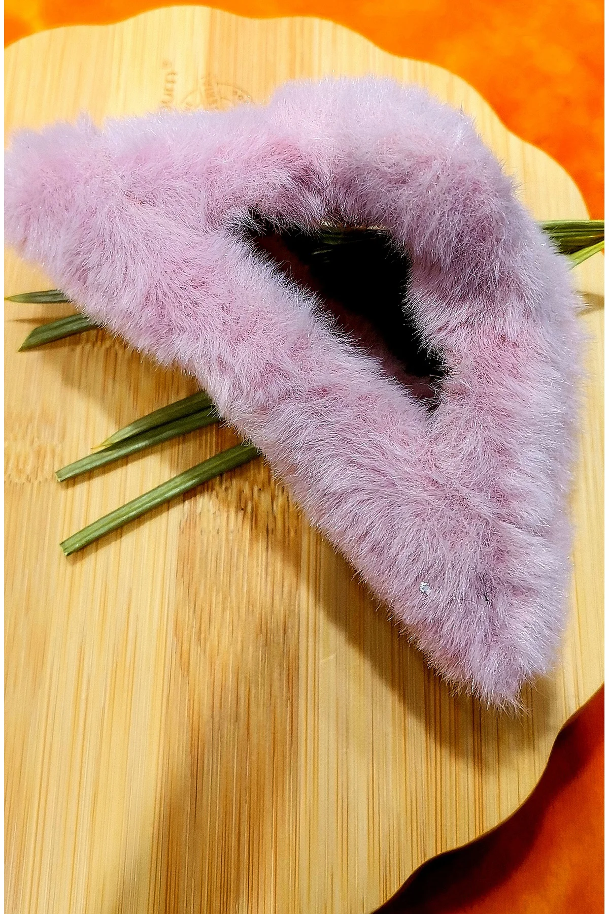 Lüks Figürlü Pembe Peluş Mandal Toka