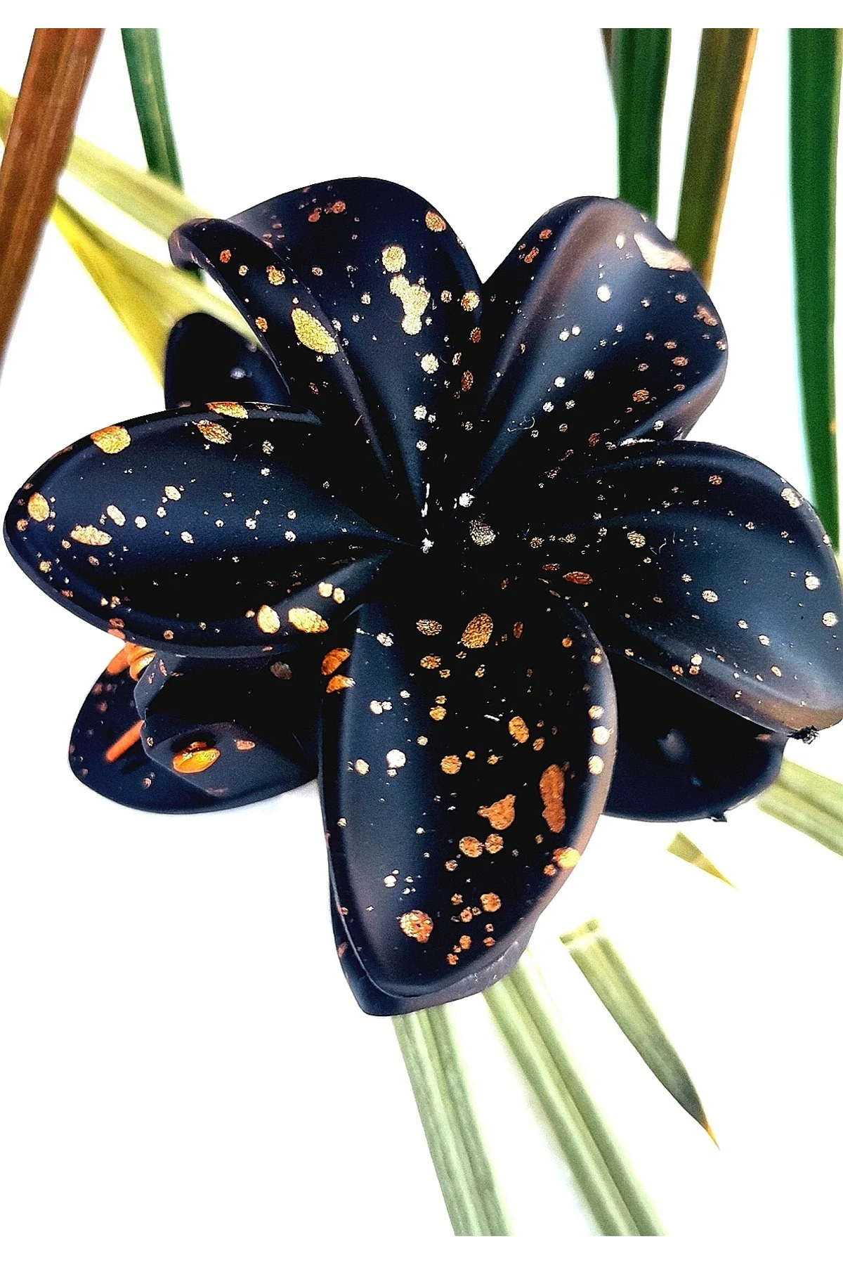 Lüks Figürlü Renkli Küçük Lotus Toka