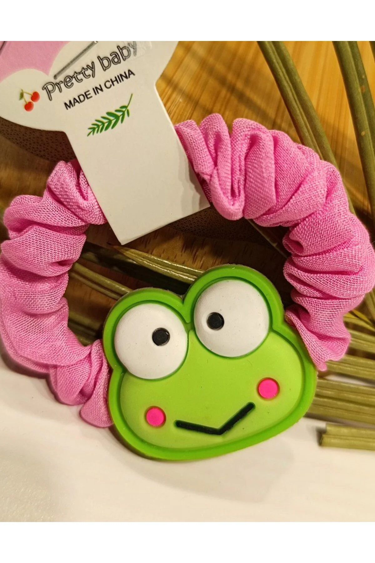 Lüks Figürlü Renkli Çocuk Tül Lastik Toka