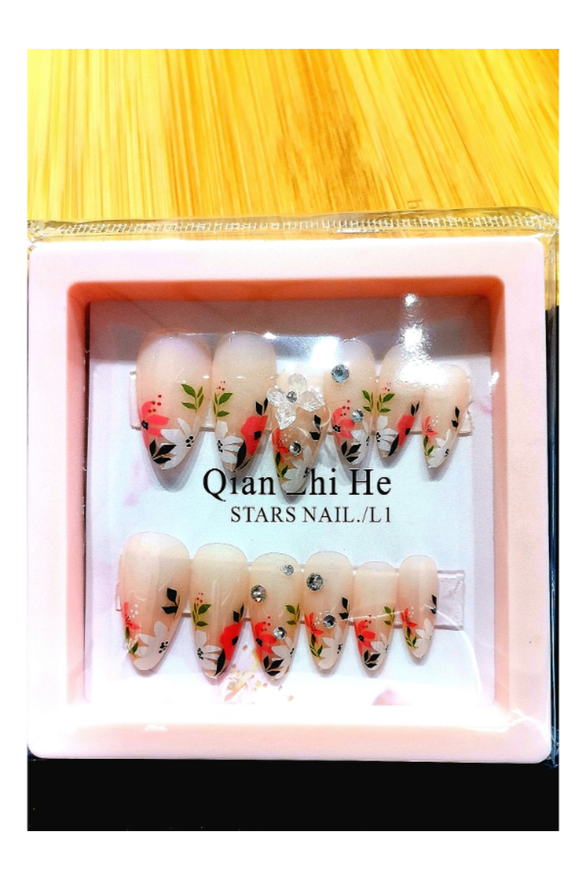 Monalisa Home Lüks Figürlü Takma Tırnak