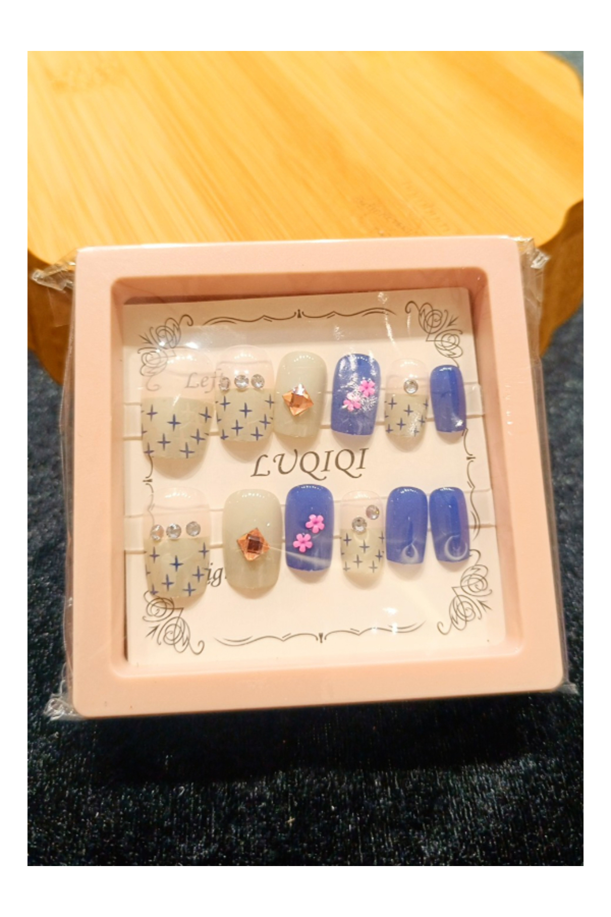 Monalisa Home Lüks Figürlü Takma Tırnak