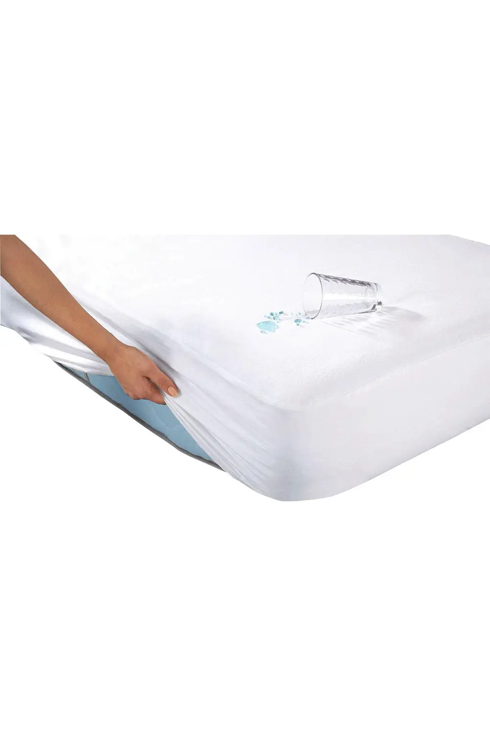 Lüks Fitted Full Kenar Sıvı Geçirmez Koruyucu Yatak Alez