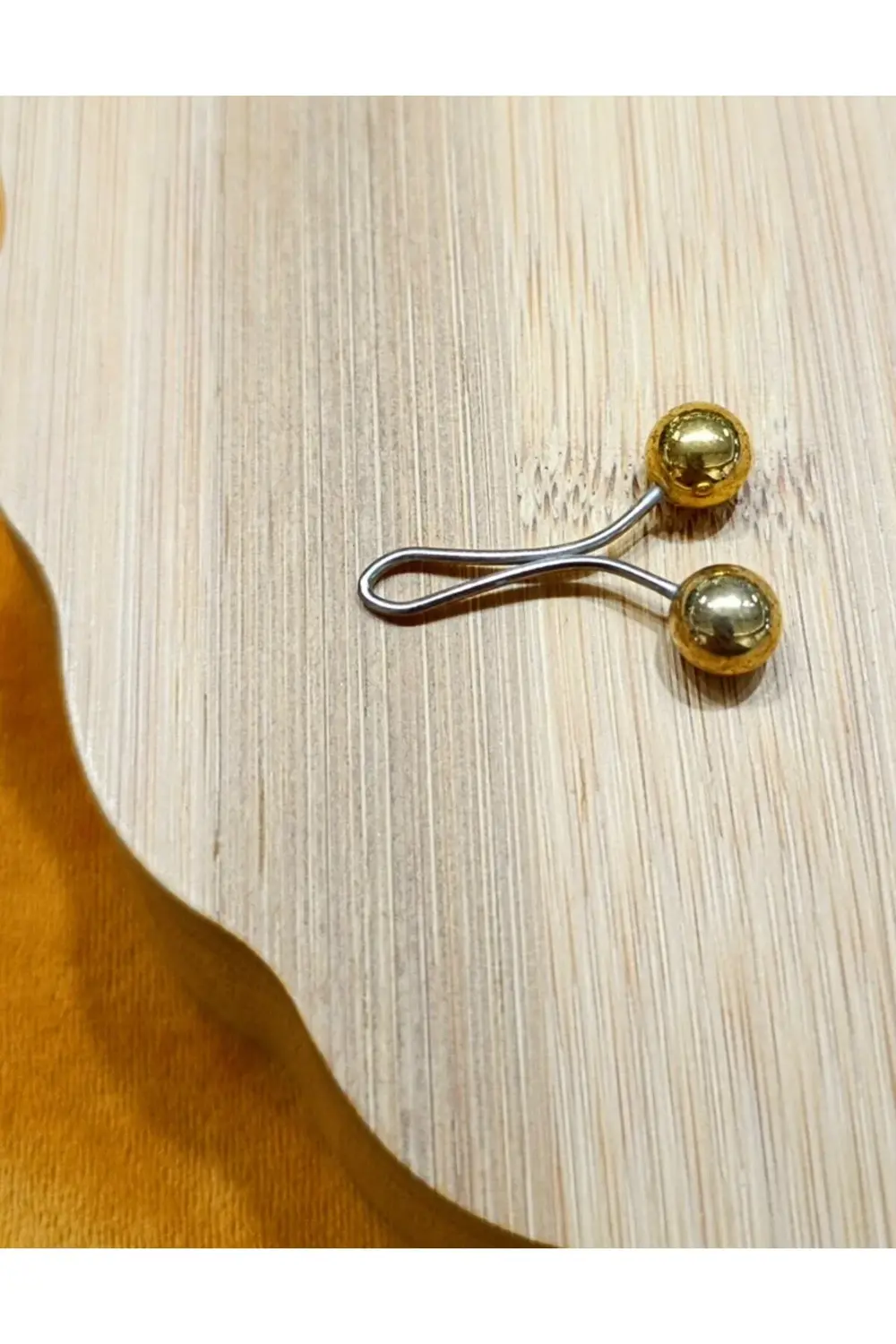 Lüks Gold Eşarp İğnesi