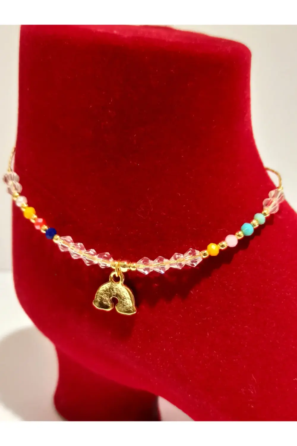 Lüks Gösterişli Kararmaz El Yapımı Boncuklu Renkli Hal Hal