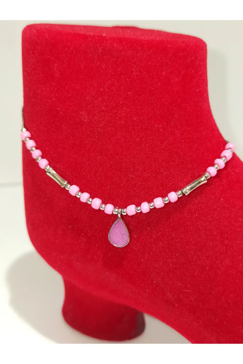 Lüks Gösterişli Kararmaz El Yapımı Boncuklu Renkli Hal Hal