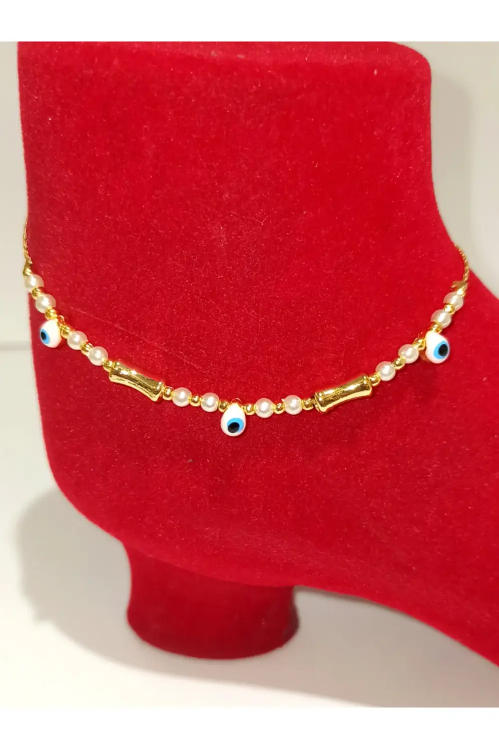 Lüks Gösterişli Kararmaz El Yapımı Boncuklu Renkli Hal Hal