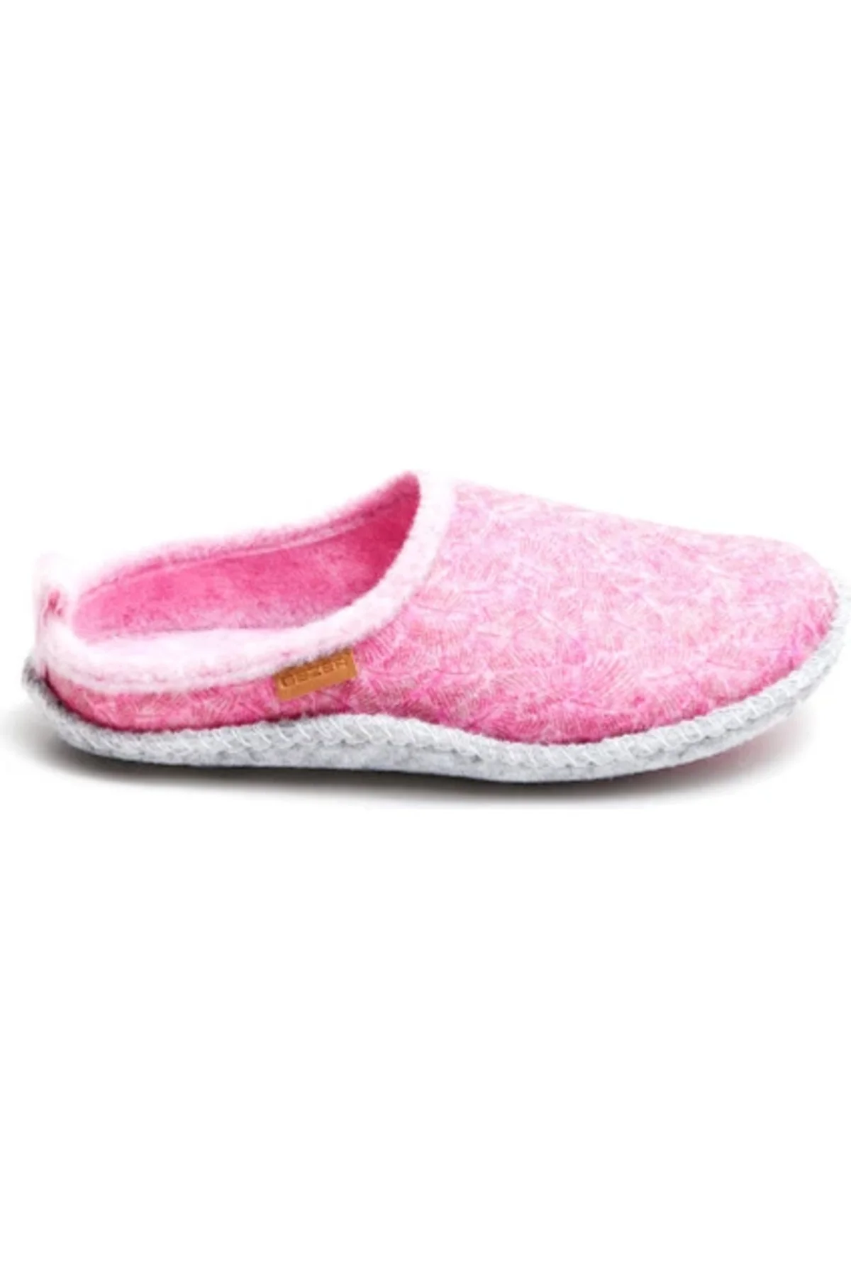 Lüks Gösterişli Kışlık Pembe Renk 38-39 Numara Terlik