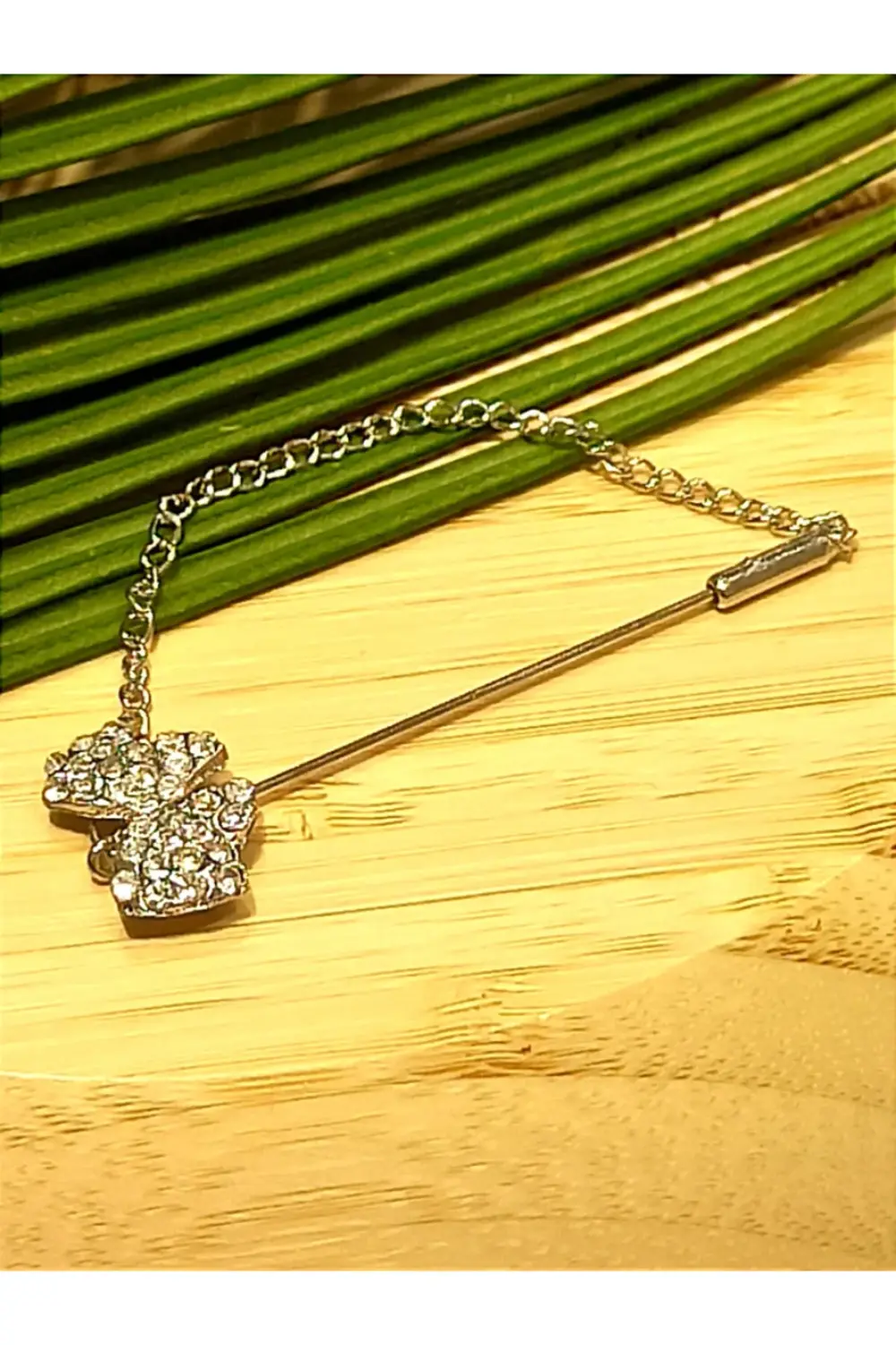 Lüks Gösterişli Metal Yaka İğnesi