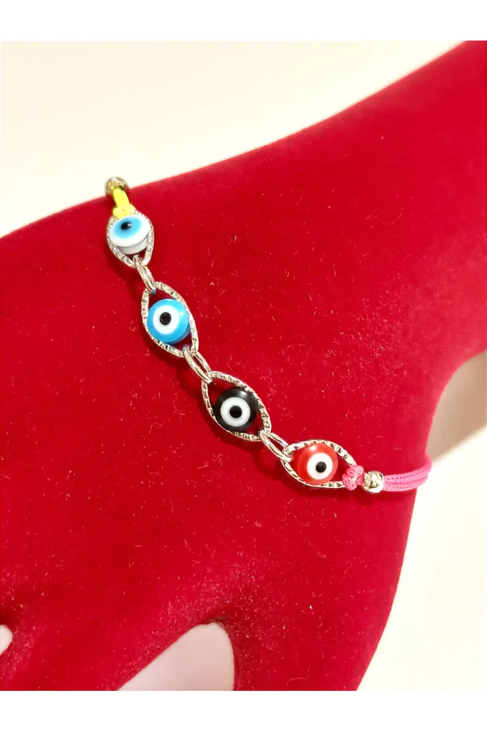 Lüks Gösterişli Renkli Zarif İp Halhal