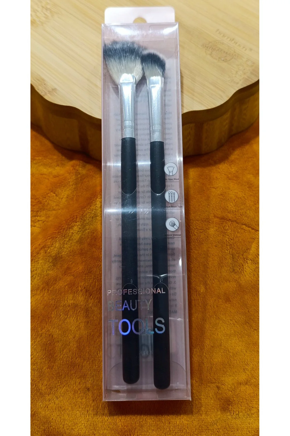 Lüks İkili Makyaj Fırçası