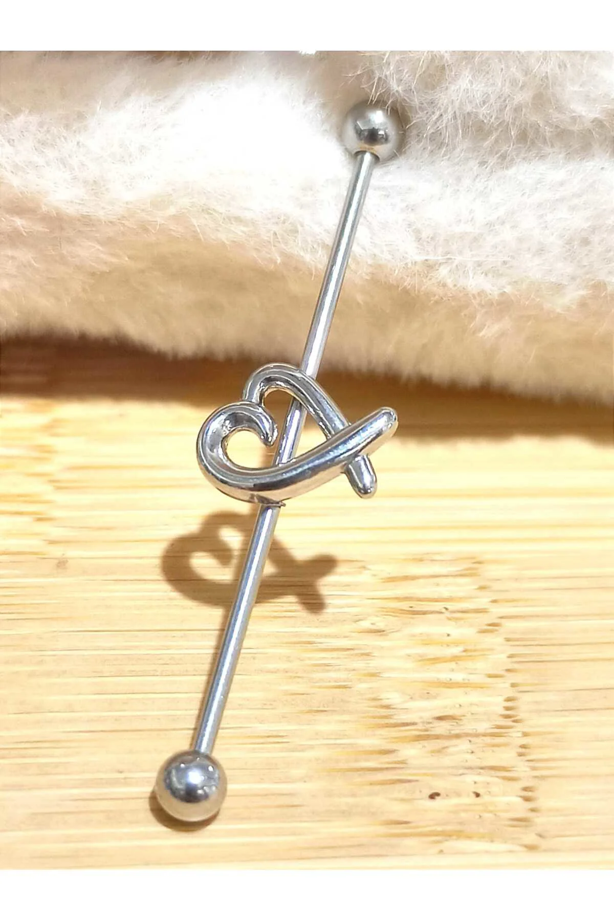 Lüks Metalik Gösterişli Köprü Piercing
