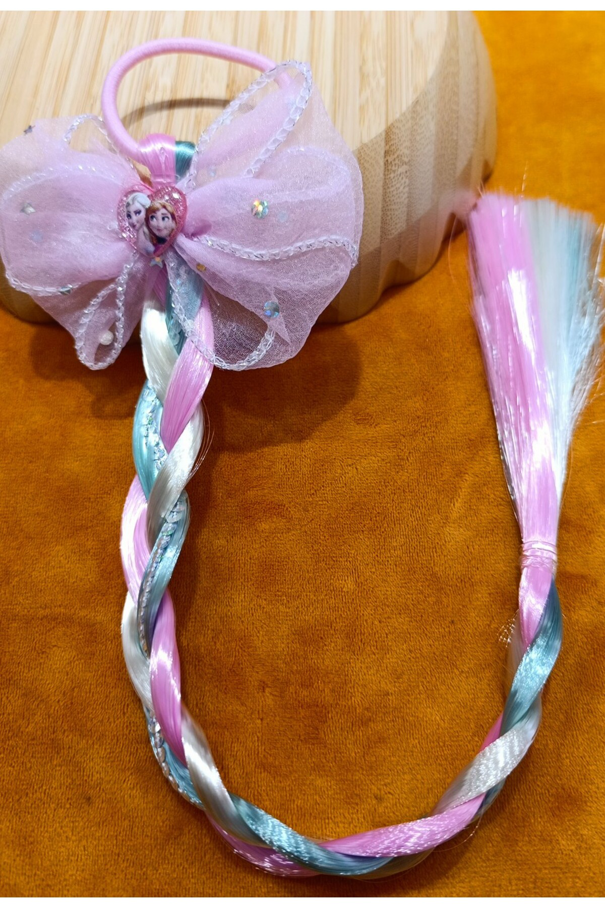 Monalisa Home Lüks Örgülü Saç Lastiği