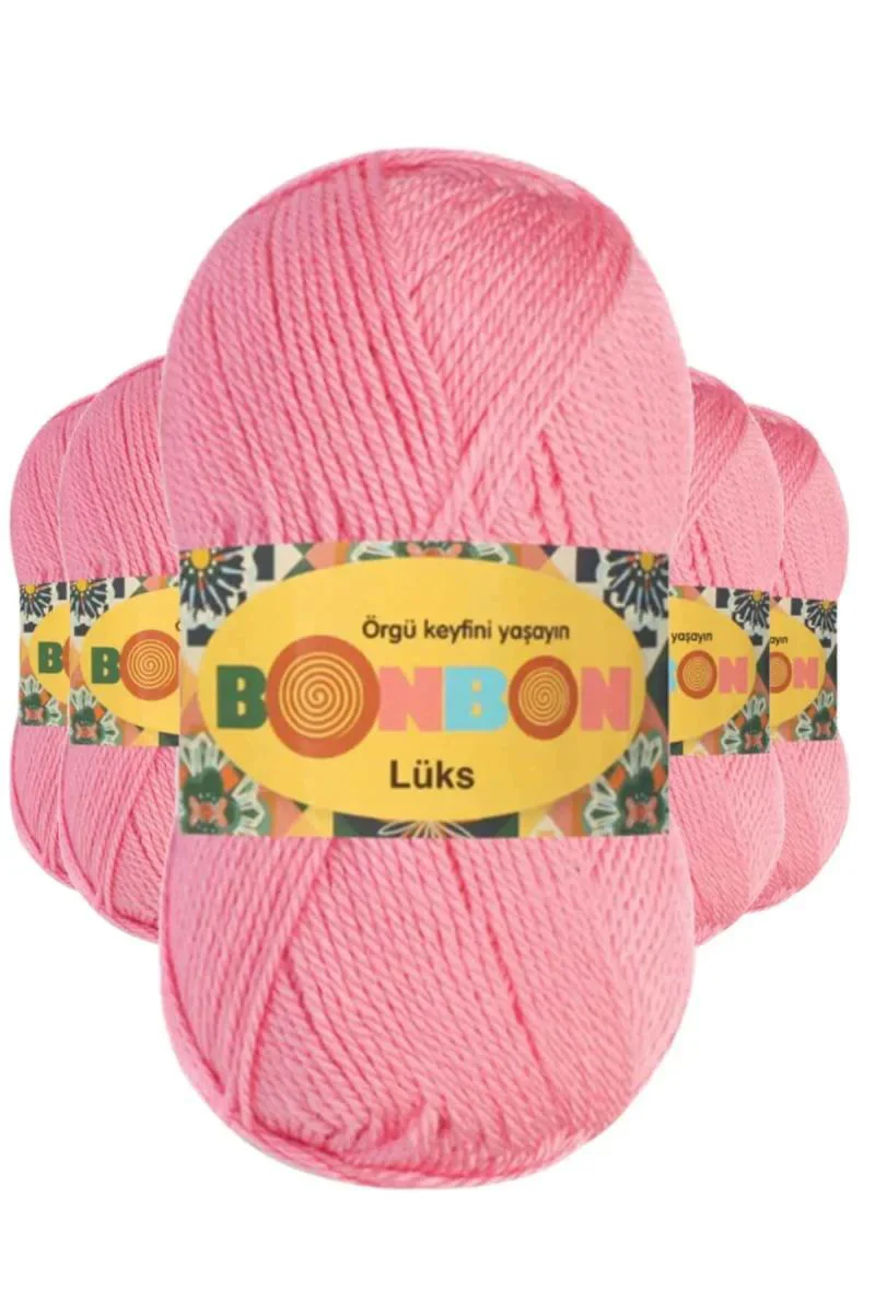 Lüks Patik İpi Yünü Koyu Pembe 5'li Paket - %100 Akrilik Örgü İpi Fiyatı, Yorumları ve Özellikleri