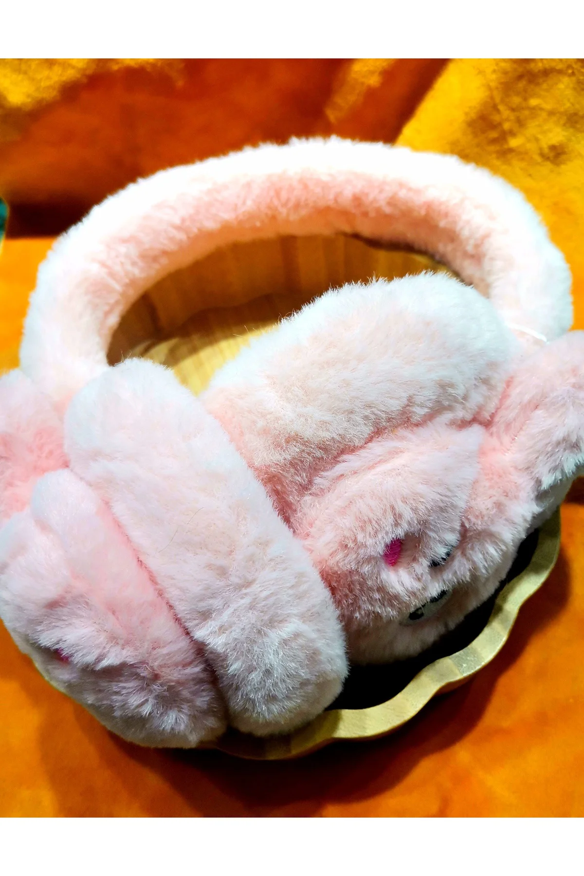 Lüks Peluşlu Büyük Kulaklık