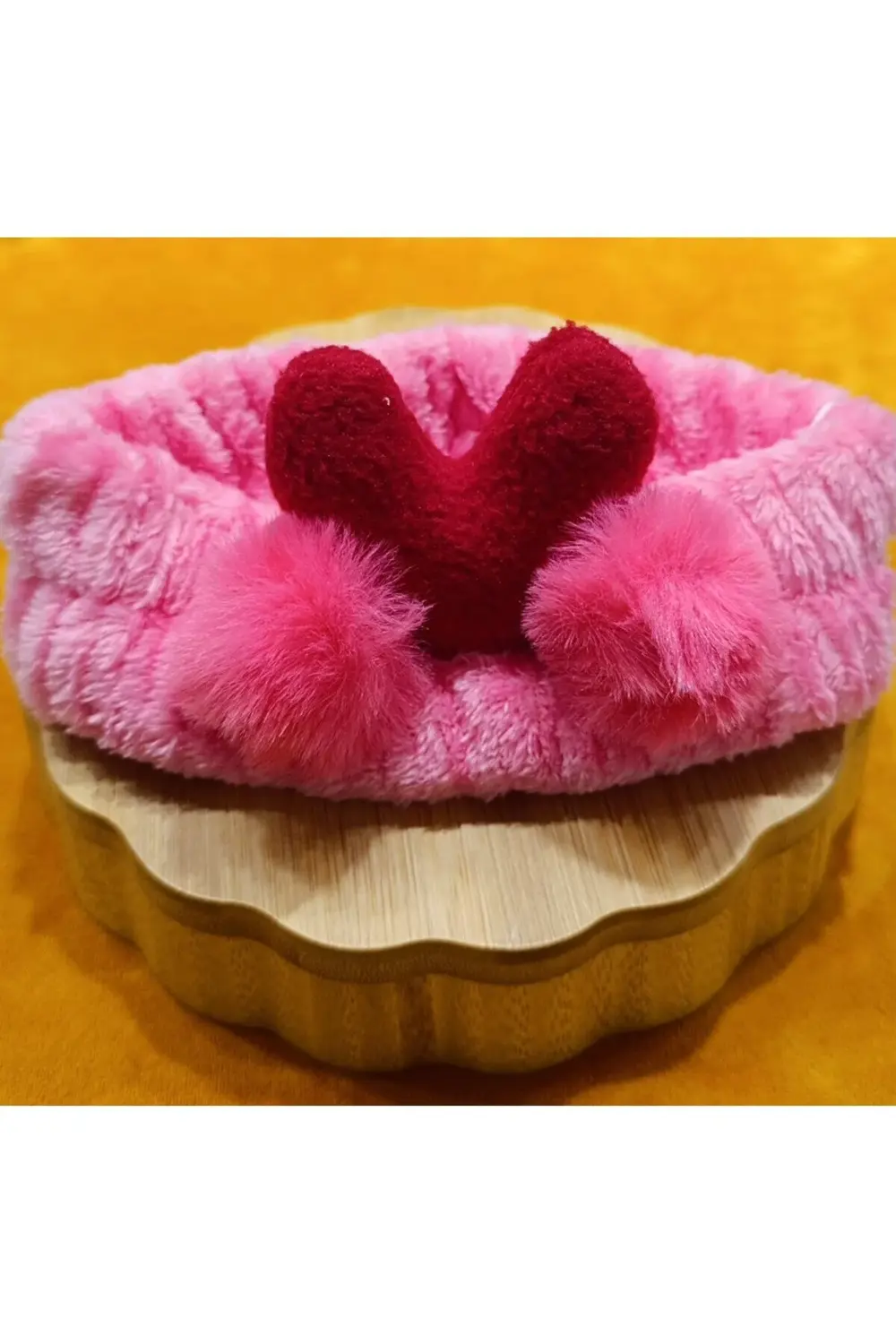 Lüks Peluşlu Figürlü Saç Bandana