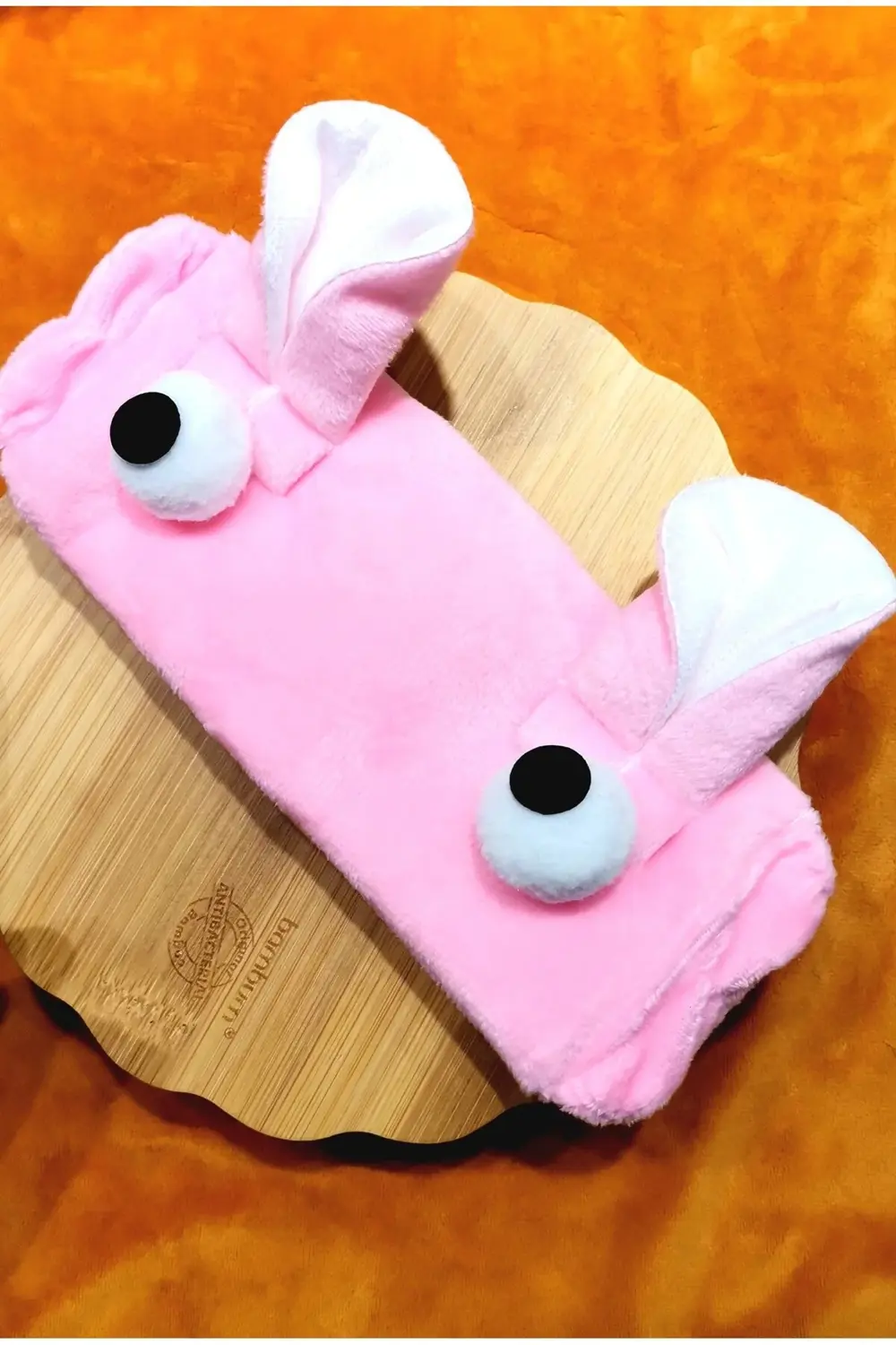 Lüks Peluşlu Figürlü Saç Bandana