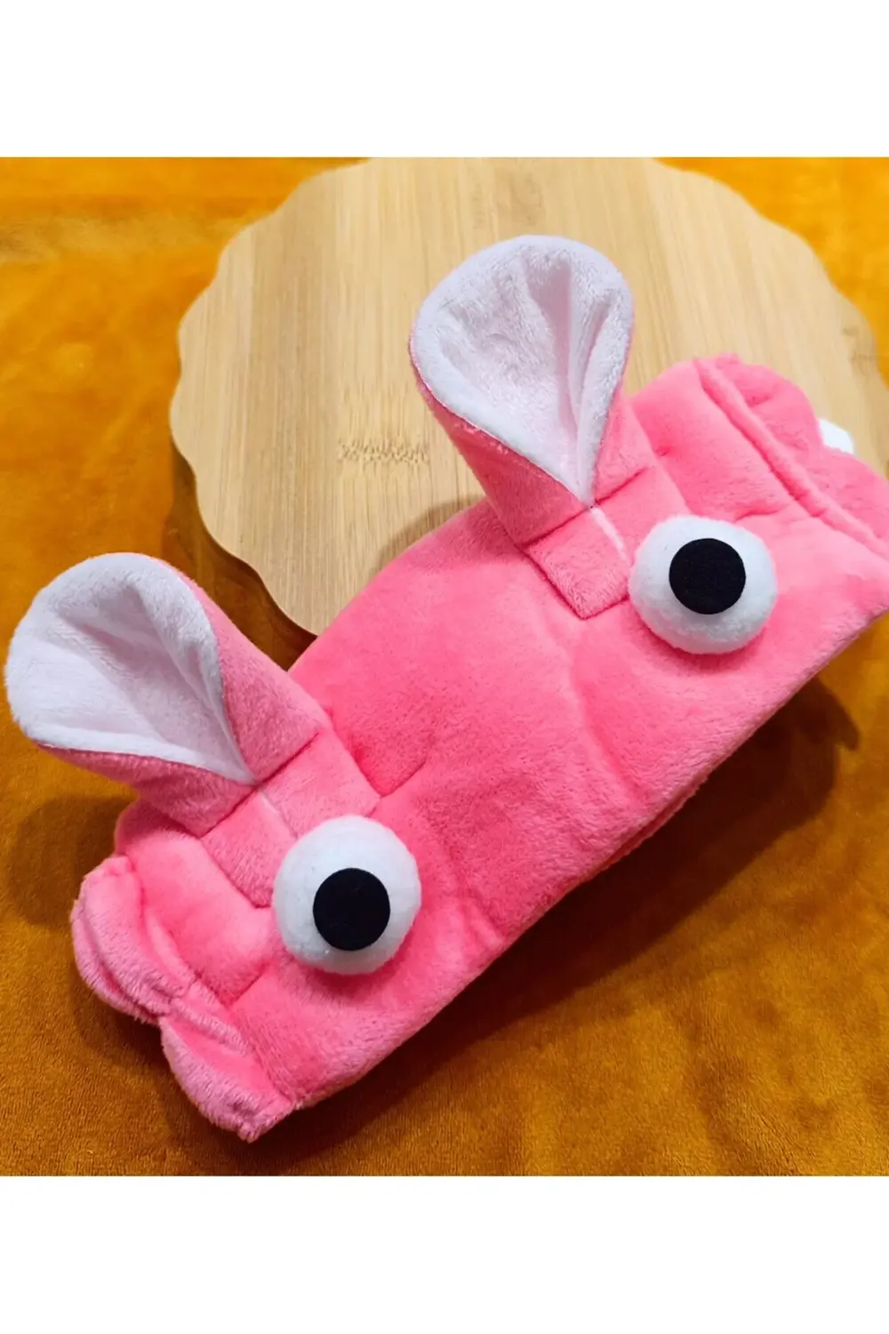 Lüks Peluşlu Figürlü Saç Bandana