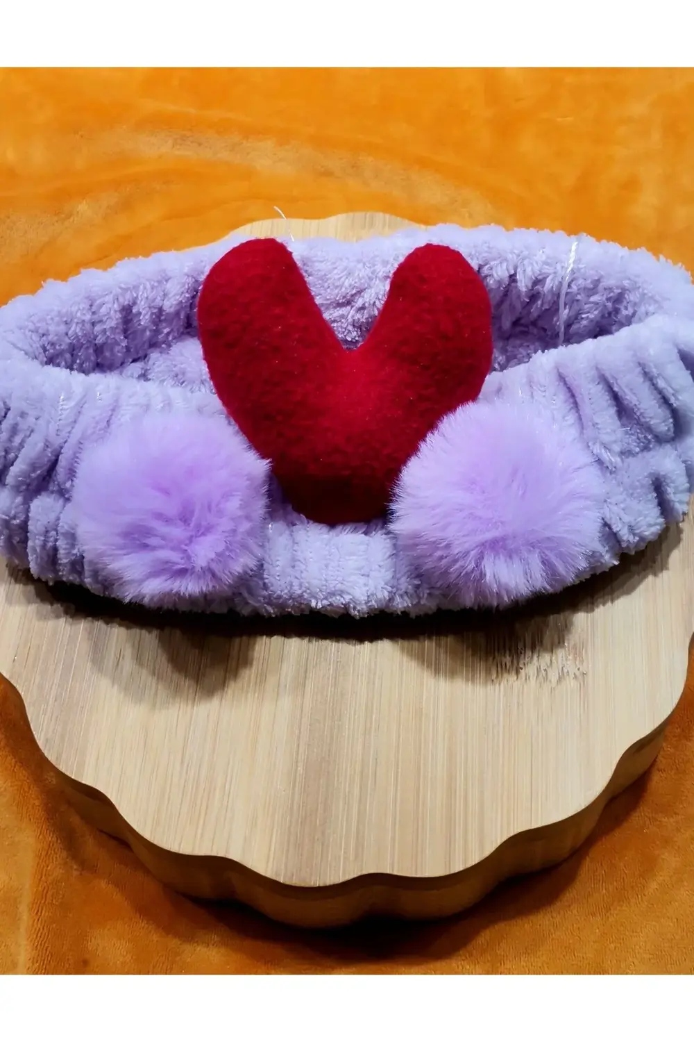 Lüks Peluşlu Figürlü Saç Bandana