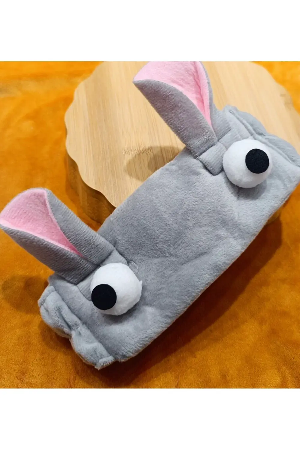 Lüks Peluşlu Figürlü Saç Bandana