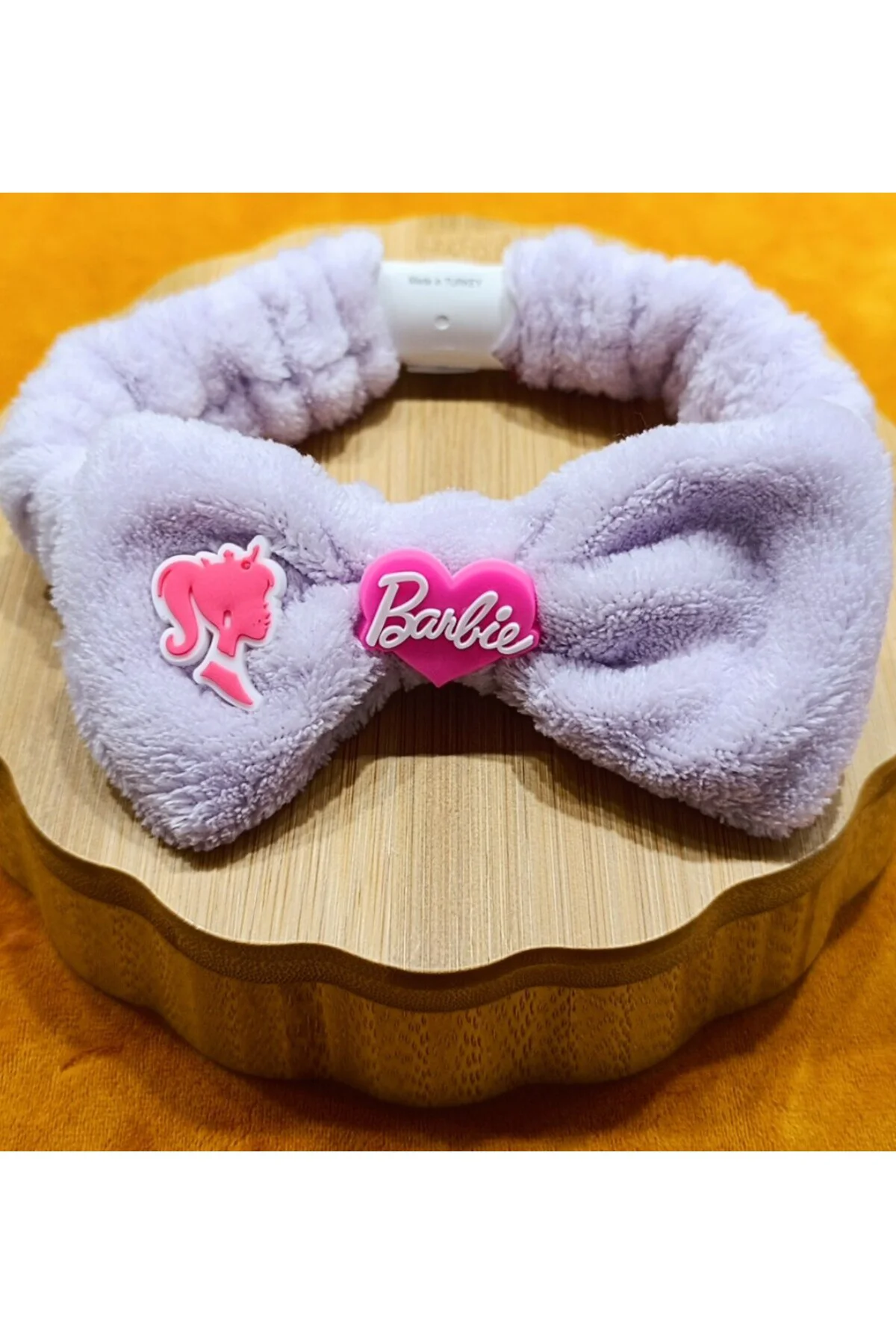 Lüks Peluşlu Figürlü Saç Bandana