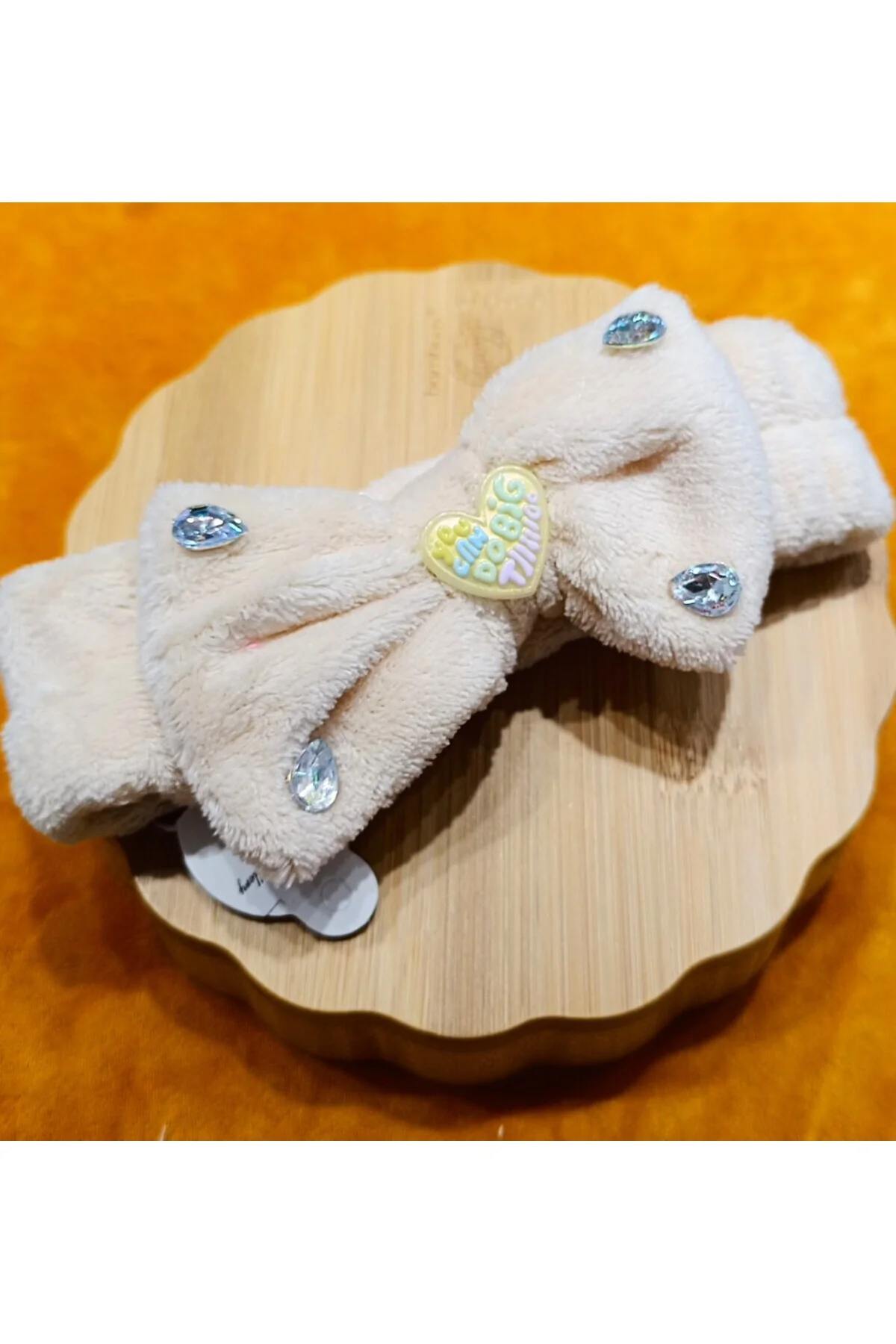 Lüks Peluşlu Figürlü Saç Bandana