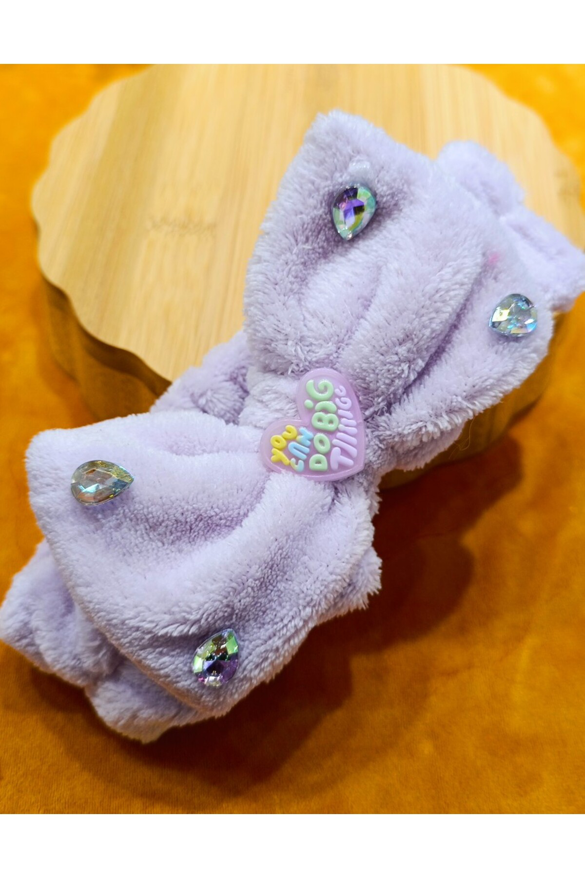 Monalisa Home Lüks Peluşlu Figürlü Saç Bandana Monalisa Home Lüks Peluşlu Figürlü Saç Bandana