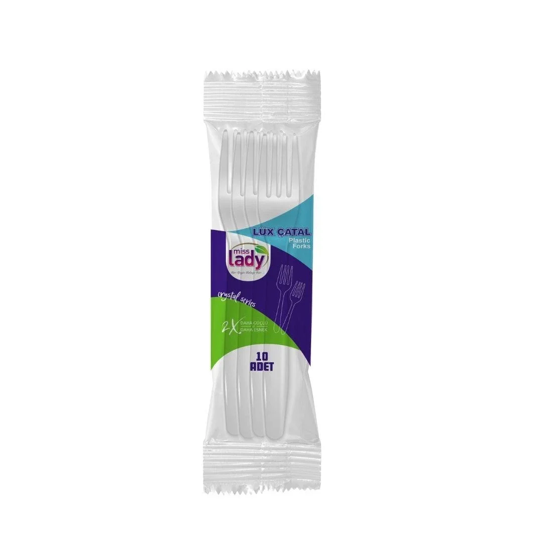 Lüks Plastik Çatal 10'li Fiyatı, Yorumları ve Özellikleri