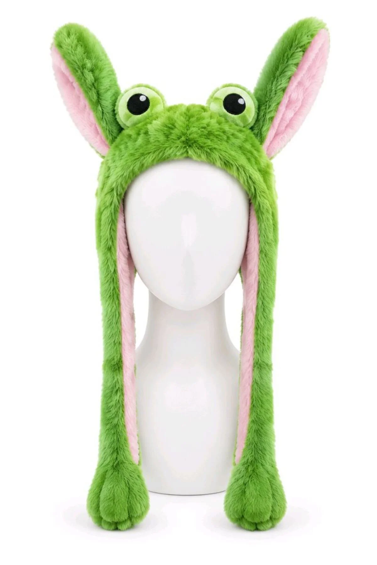 Lüks Renkli Figürlü Tavşan Peleş Peluş Kulaklık