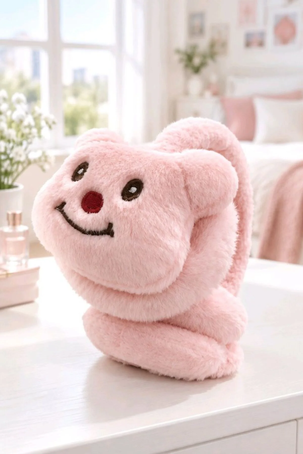 Lüks Renkli Figürlü Peluş Kulaklık