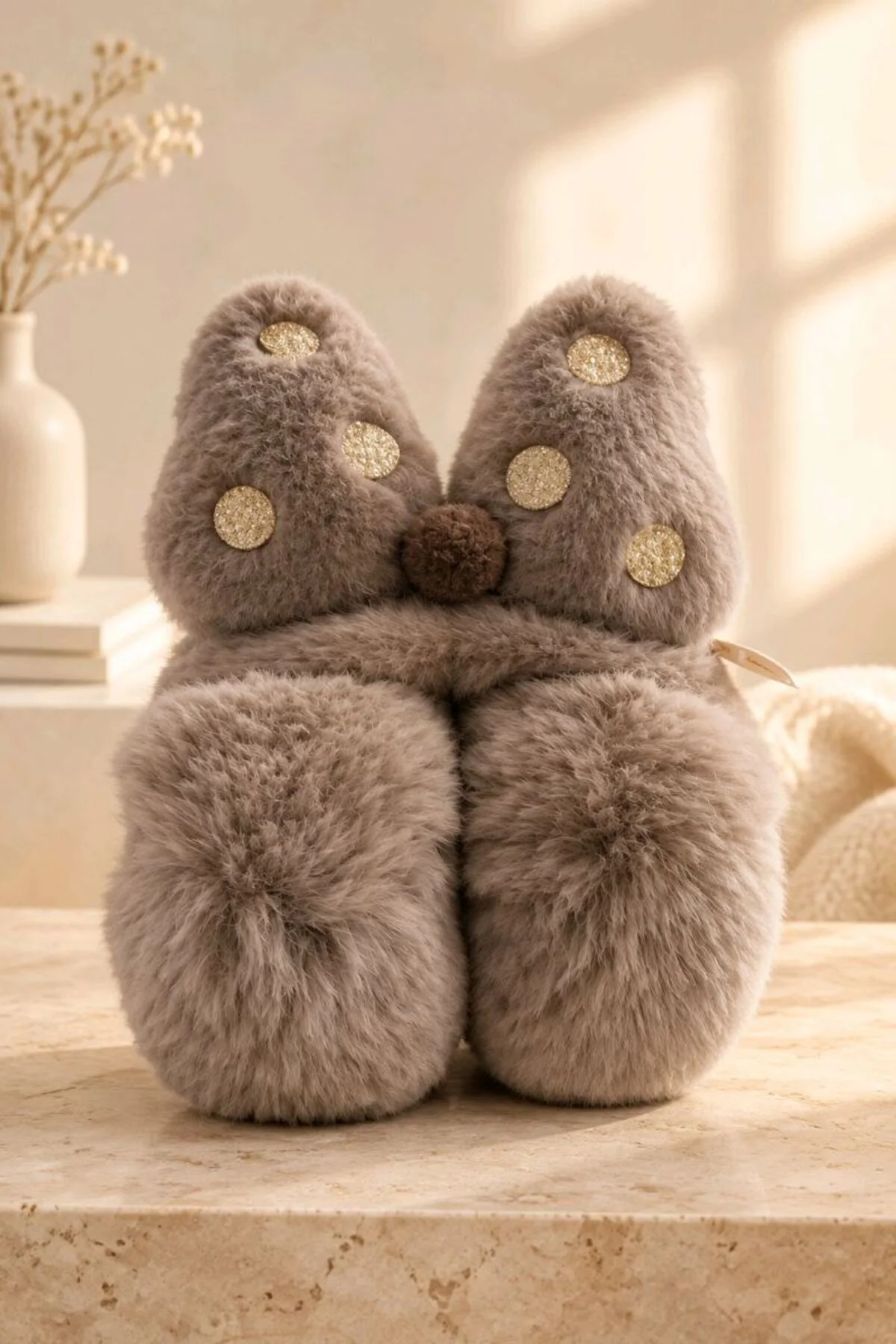 Lüks Renkli Figürlü Peluş Kulaklık Lüks Renkli Figürlü Peluş Kulaklık