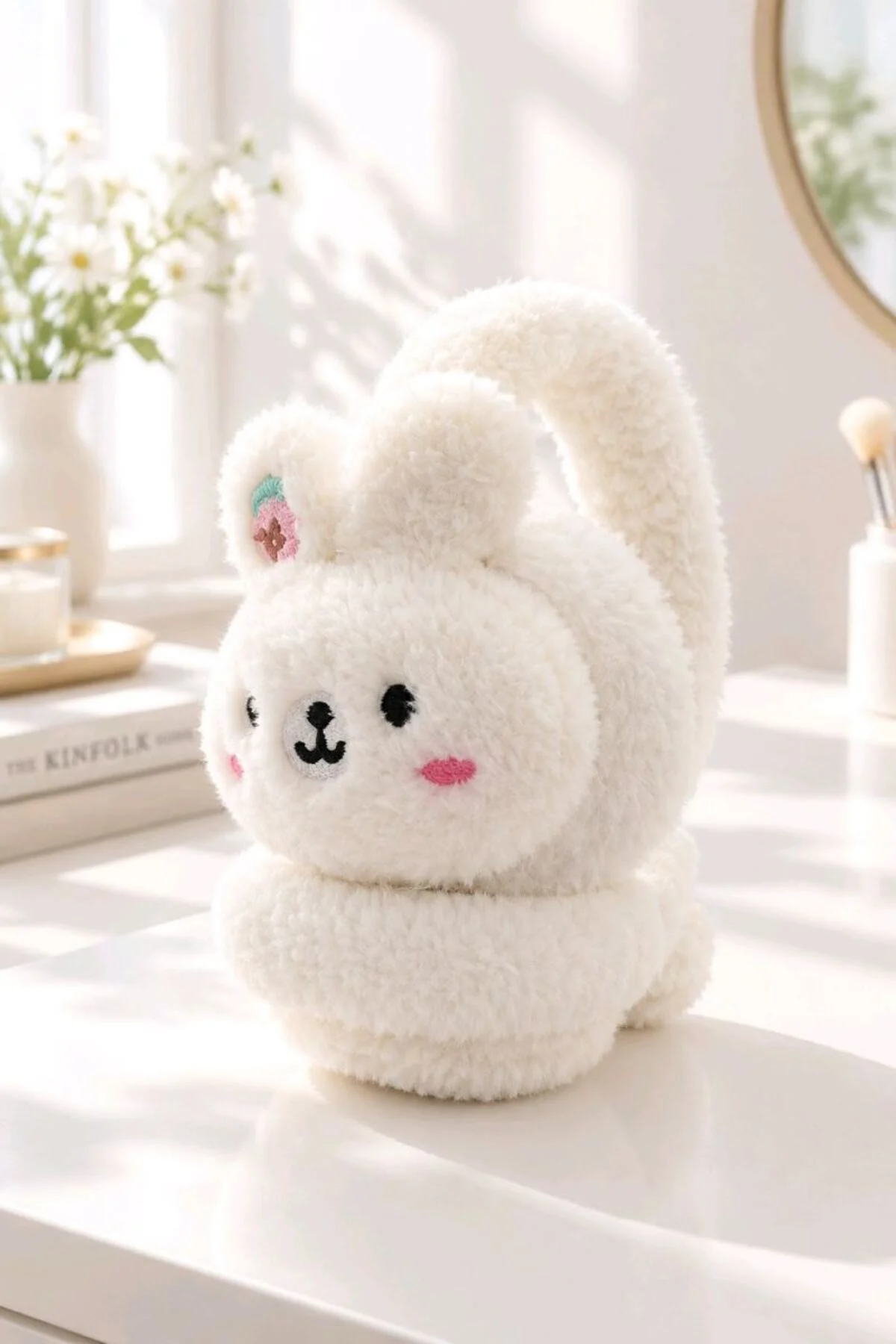 Lüks Renkli Figürlü Peluş Kulaklık Lüks Renkli Figürlü Peluş Kulaklık