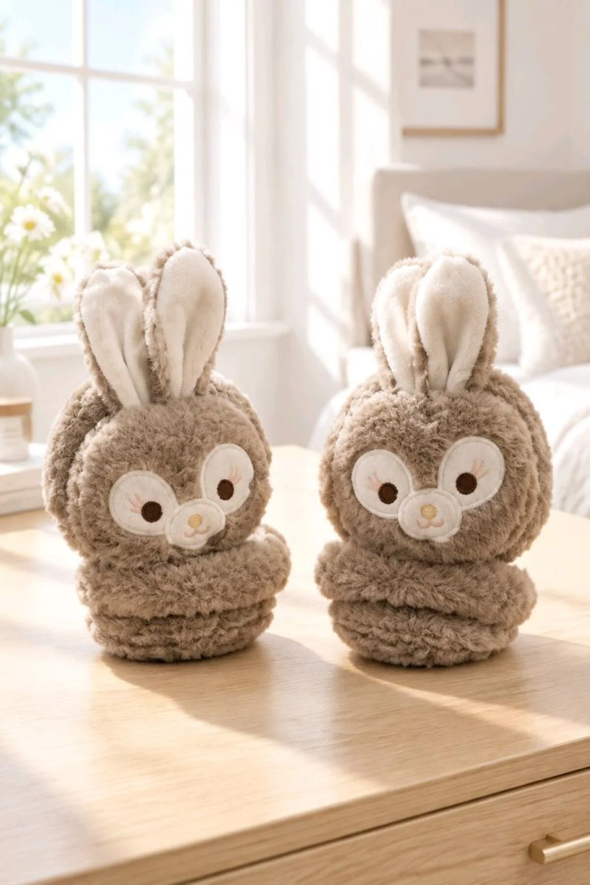 Lüks Renkli Figürlü Peluş Kulaklık