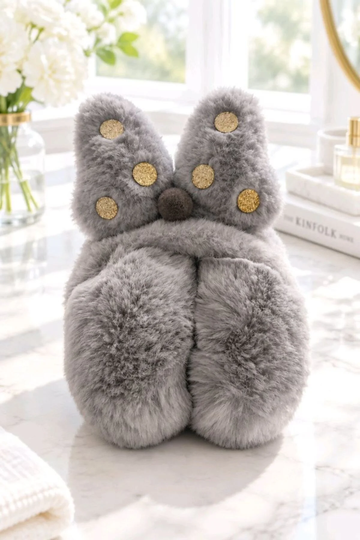 Lüks Renkli Figürlü Peluş Kulaklık Lüks Renkli Figürlü Peluş Kulaklık
